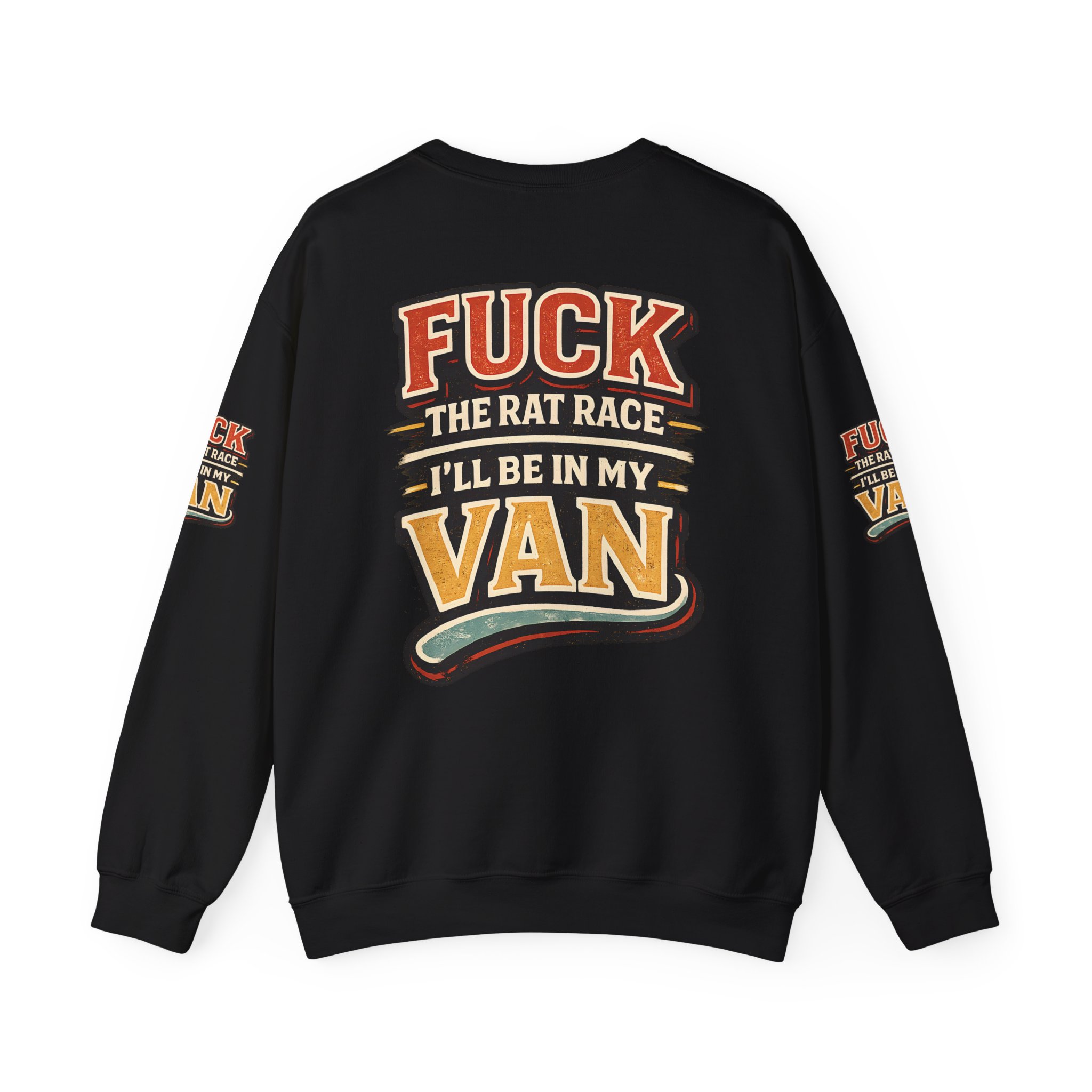 2066905821438360398_2048.jpeg Unisex Heavy Blend™ Crewneck Sweatshirt — "Fuck The Rat Race" Design F**K-Line