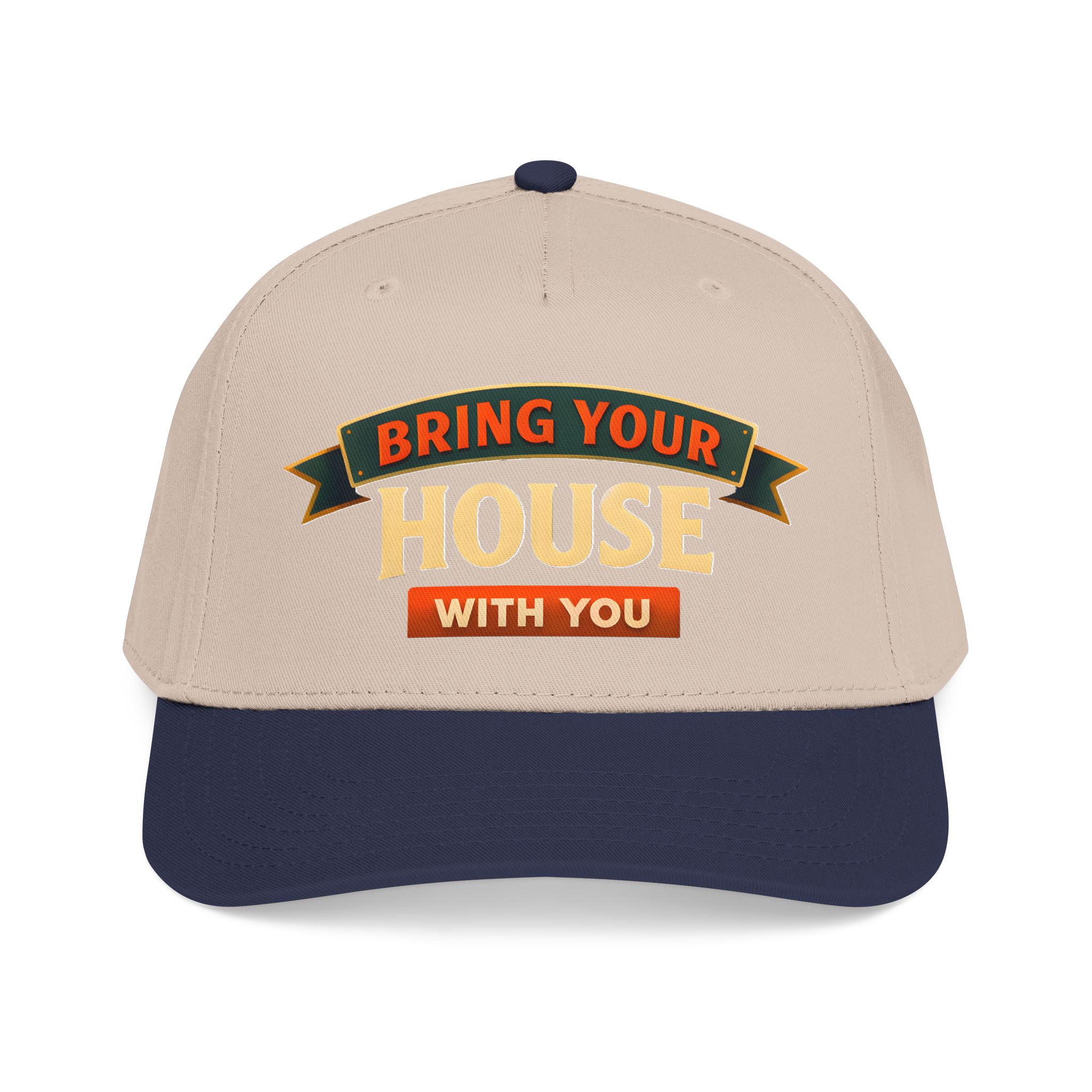 Baseball Cap - "Bring Your House With You" Design Scenic-Line