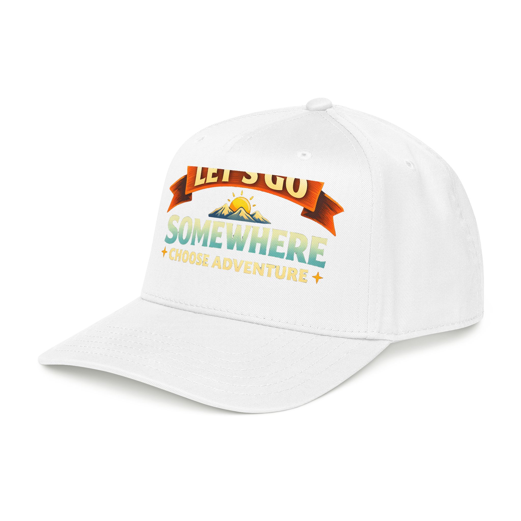 2075941608443606187_2048.jpeg Baseball Cap - "Lets Go Somewhere" Design Scenic-Line
