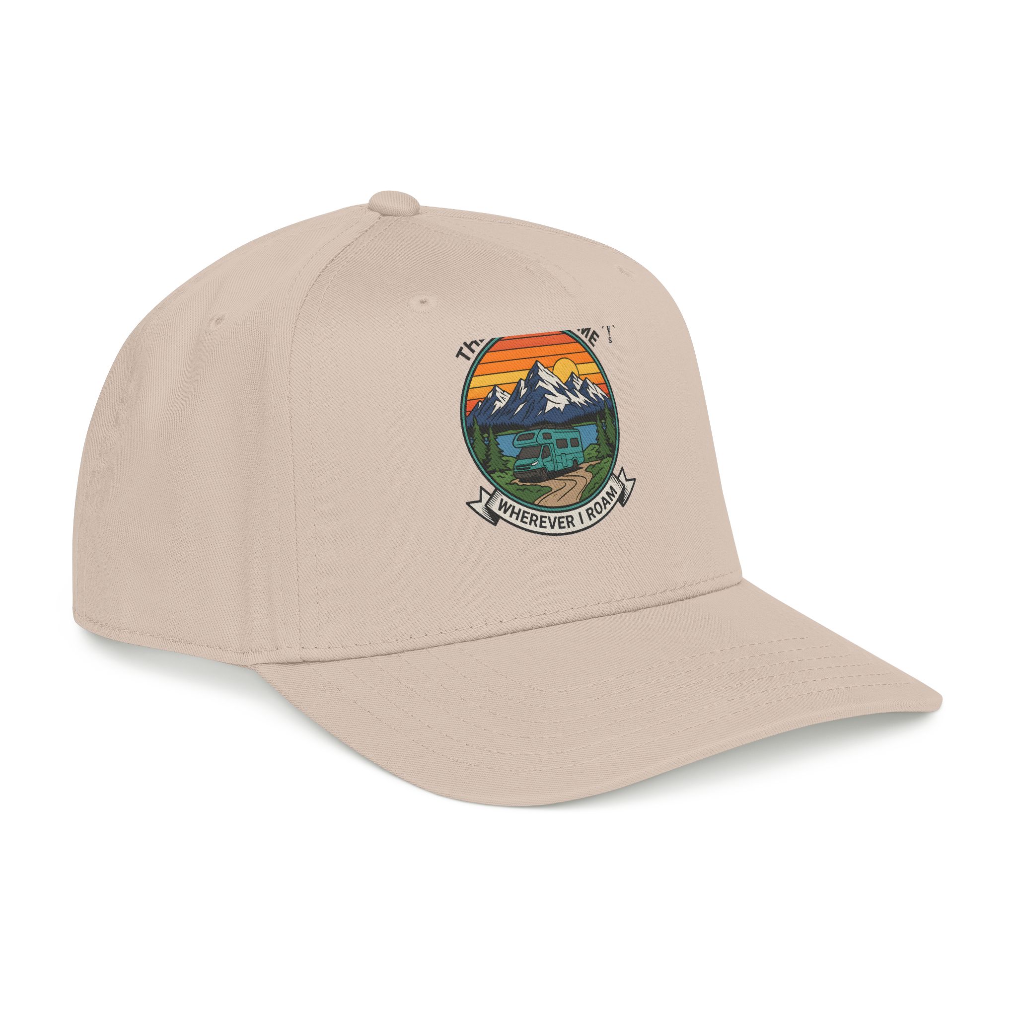 Baseball Cap — "The Road Is Home, Wherever I Roam"