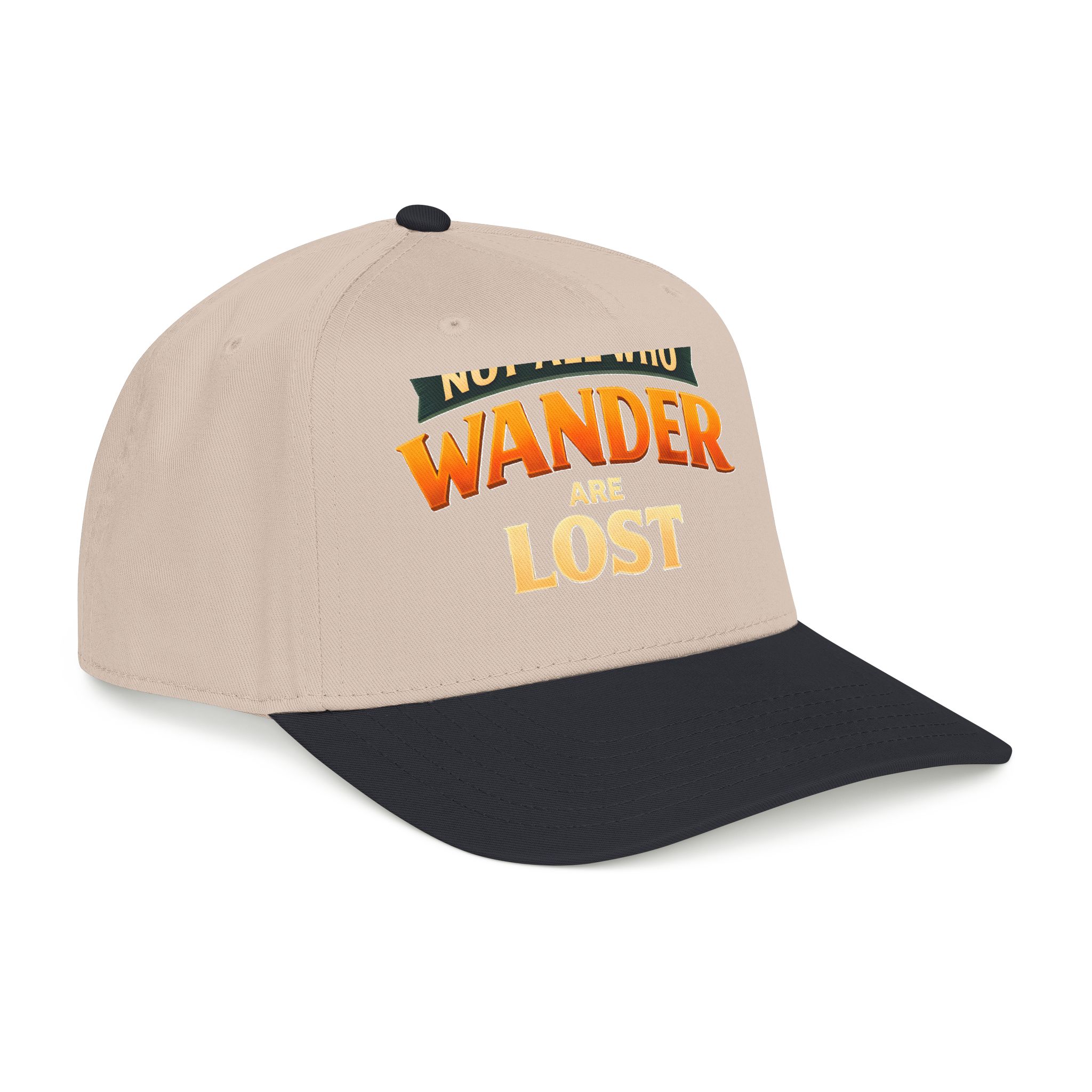 Baseball Cap - "Not All Who Wander Are Lost" Design Scenic-Line
