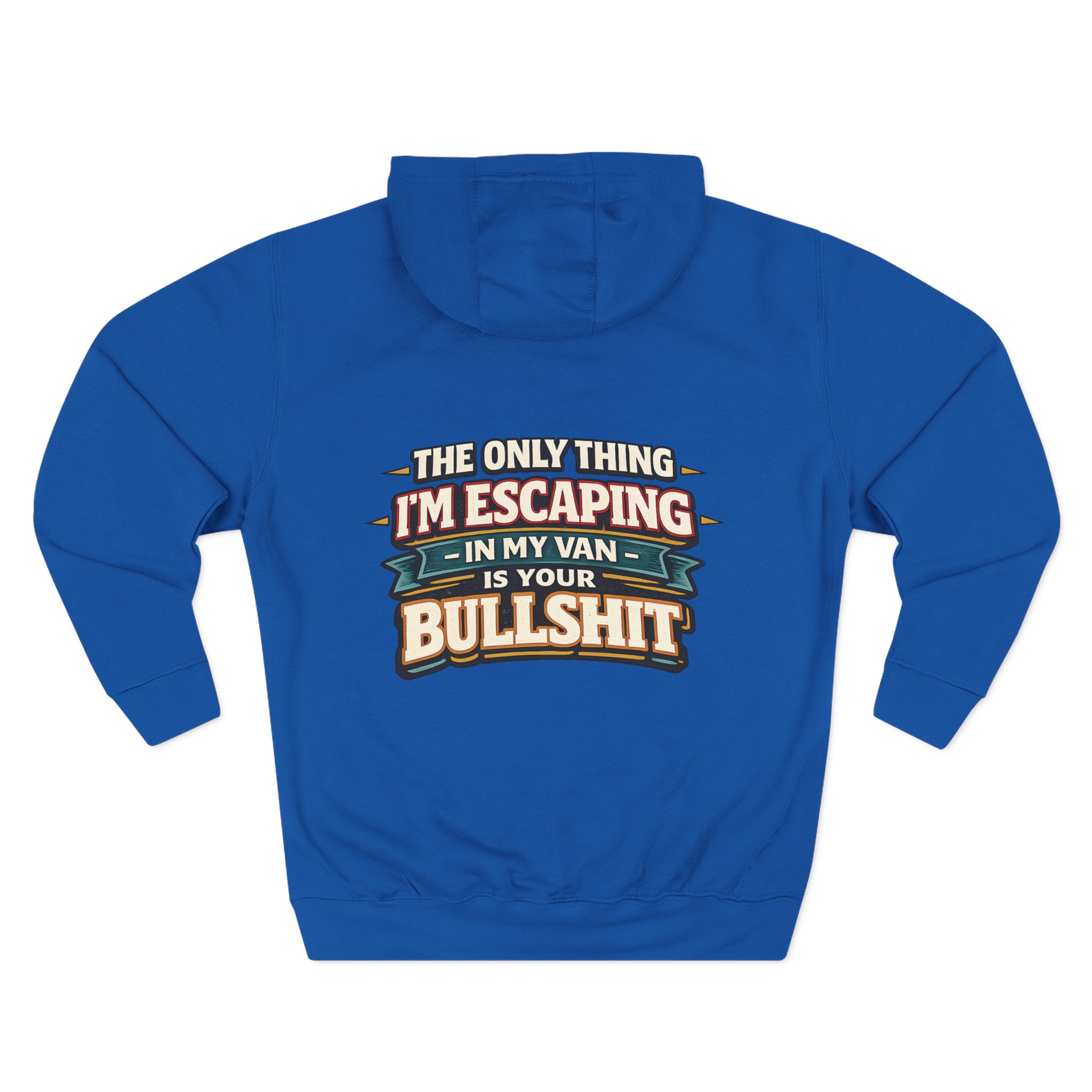2098132576695277928_2048.jpeg Three-Panel Fleece Hoodie - "The Only Thing I´m Escaping" Design F**K-Line