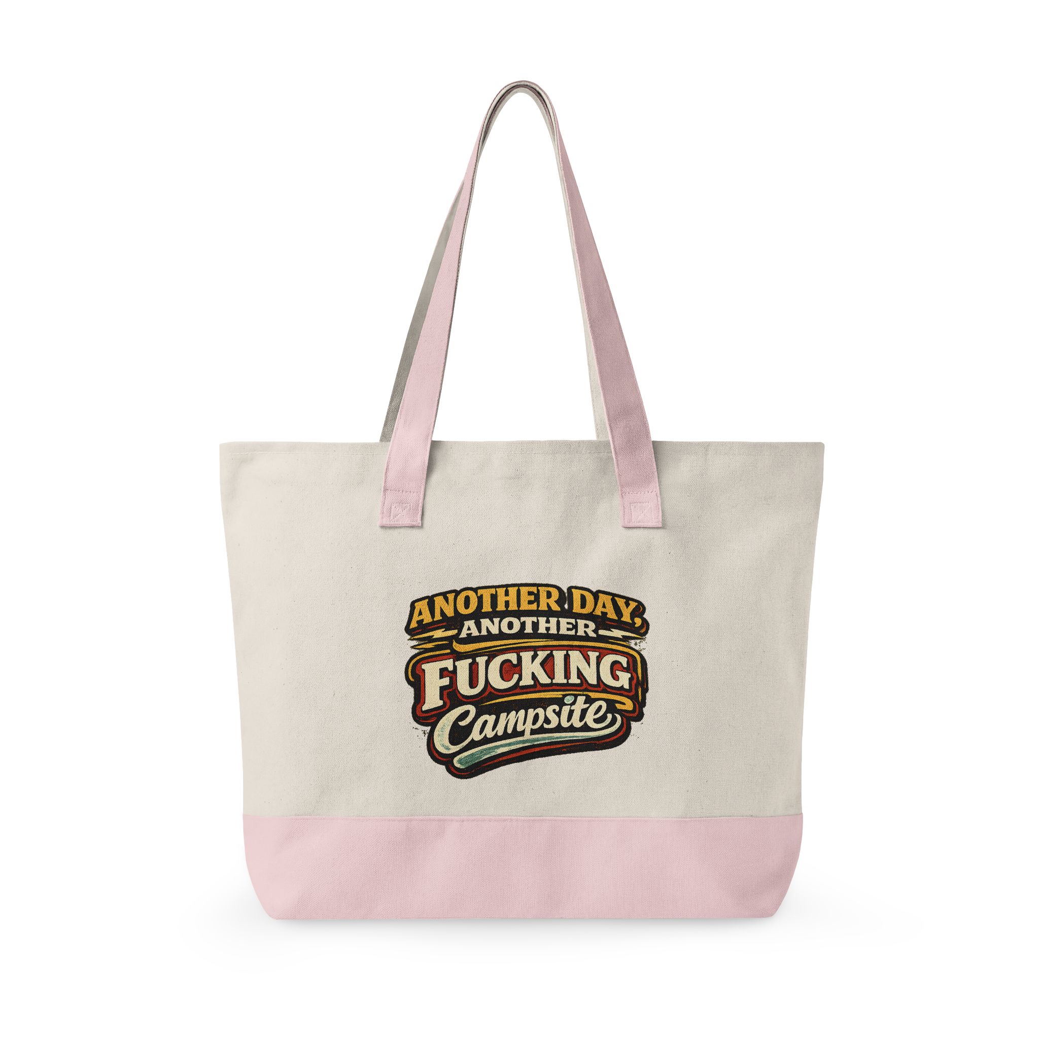 Zippered Canvas Tote — "Another Day" (Design F**K-Line)