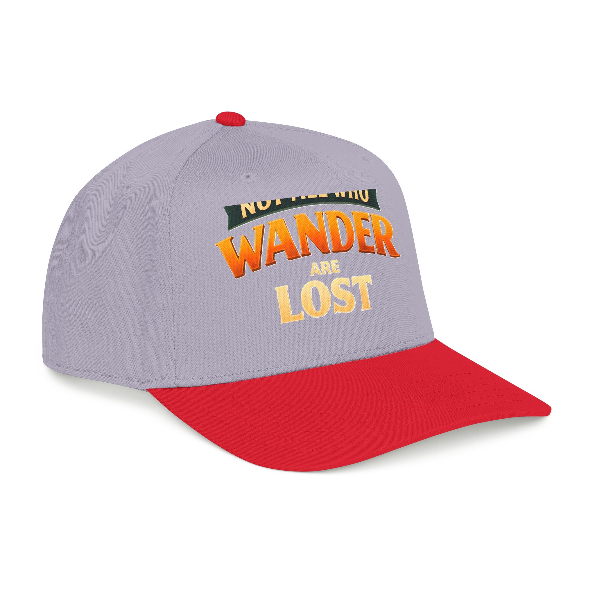 Baseball Cap - "Not All Who Wander Are Lost" Design Scenic-Line