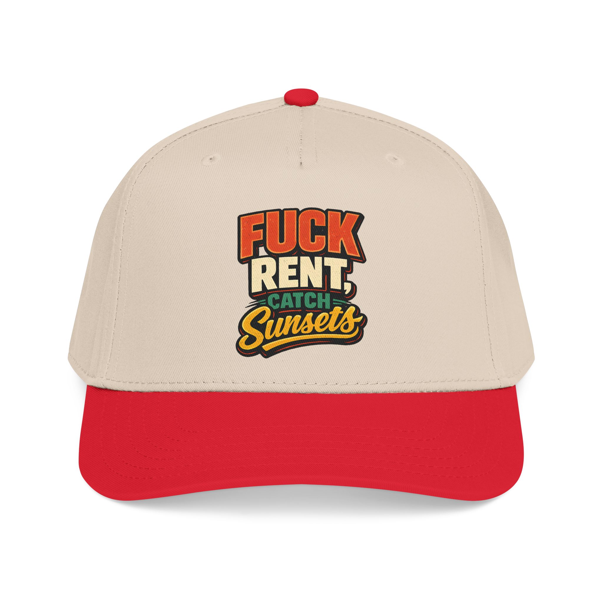 Baseball Cap - "Fuck Rent Catch Sunsets" Design F**K-Line
