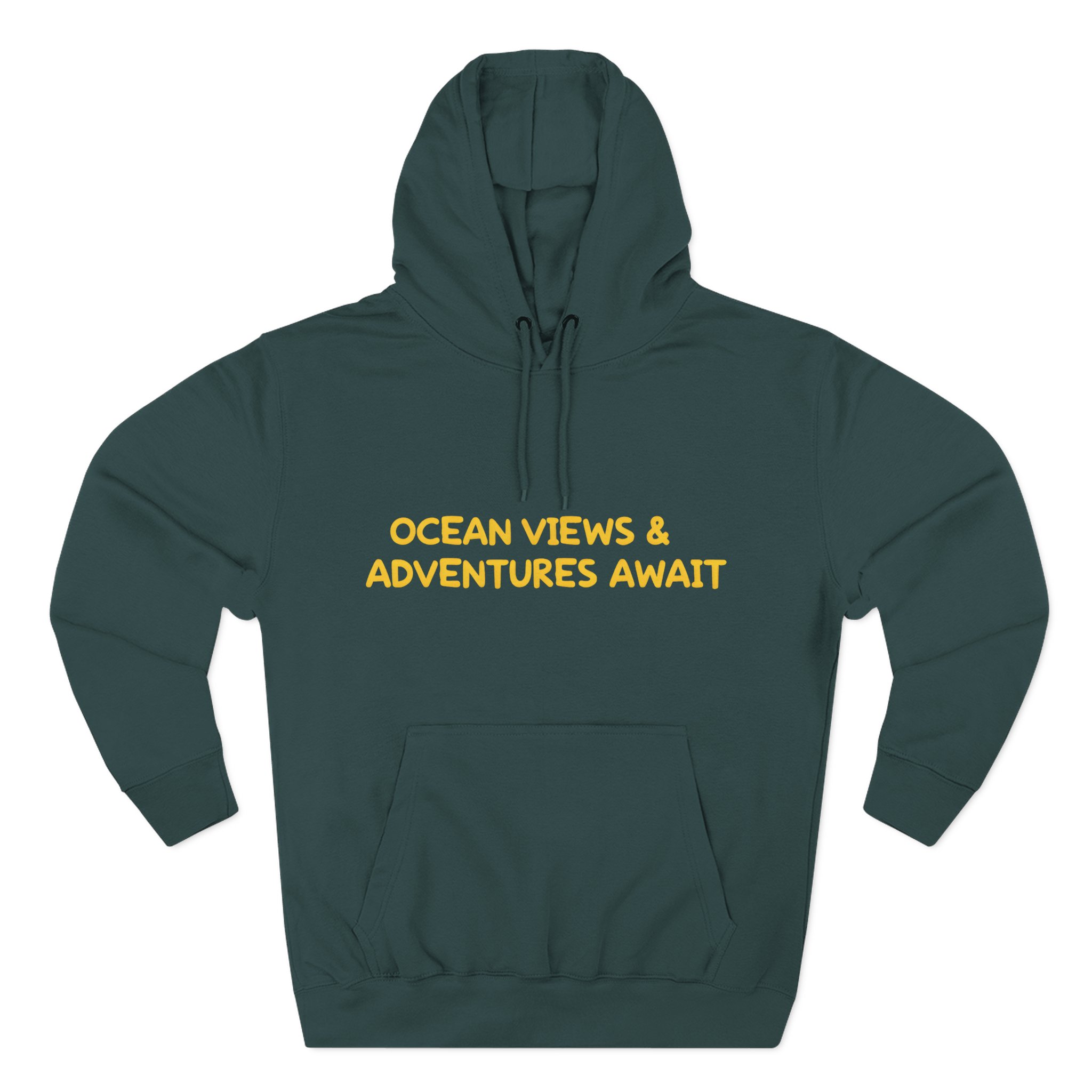 2110667622262692869_2048.jpeg Three-Panel Fleece Hoodie - "Ocean Views-Adventures Awaits" Design Sitcom-Line