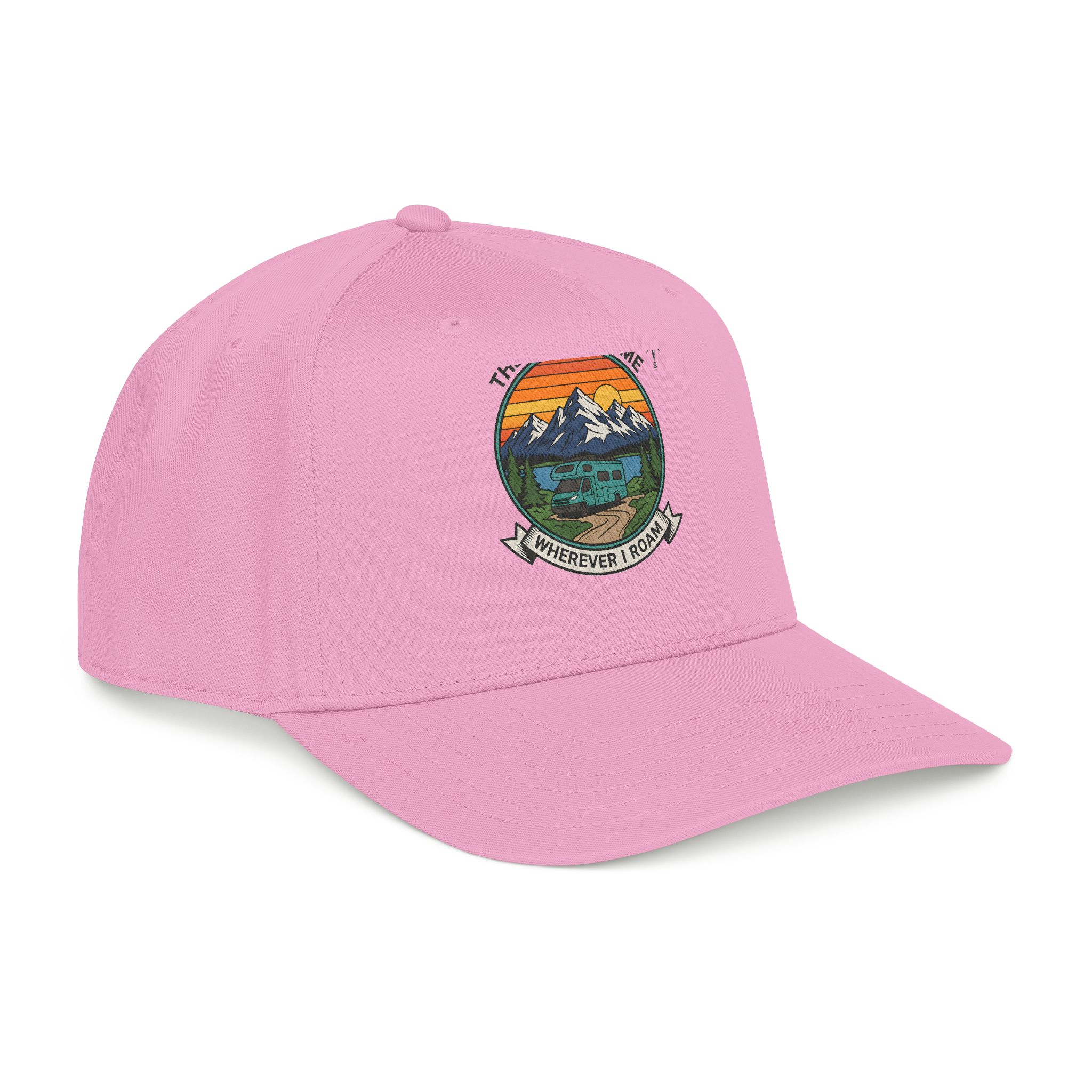 Baseball Cap — "The Road Is Home, Wherever I Roam"