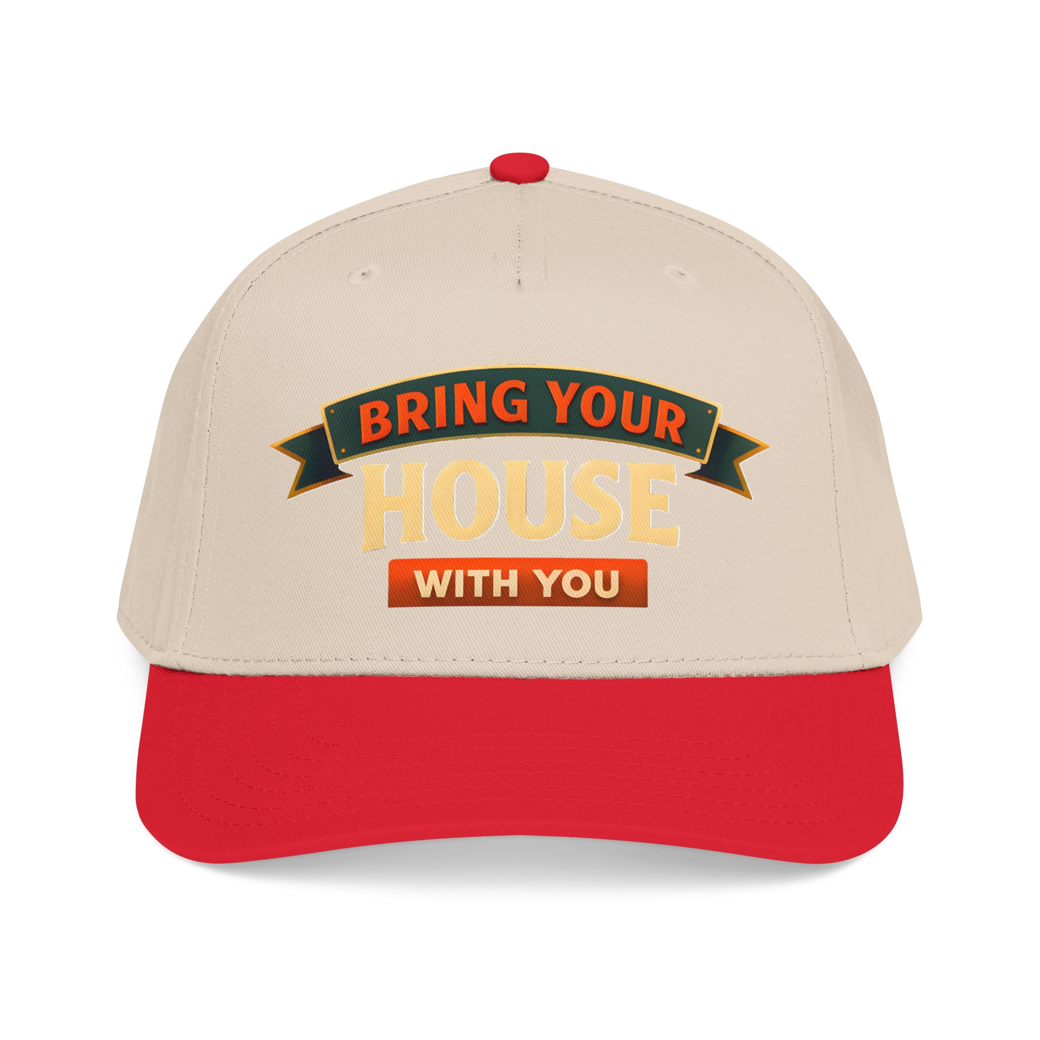 Baseball Cap - "Bring Your House With You" Design Scenic-Line