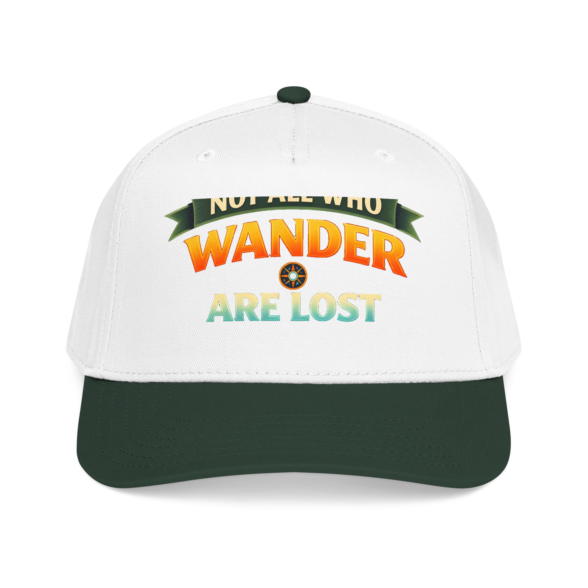 Baseball Cap - "Not All Who Wander Are Lost" Design Scenic-Line