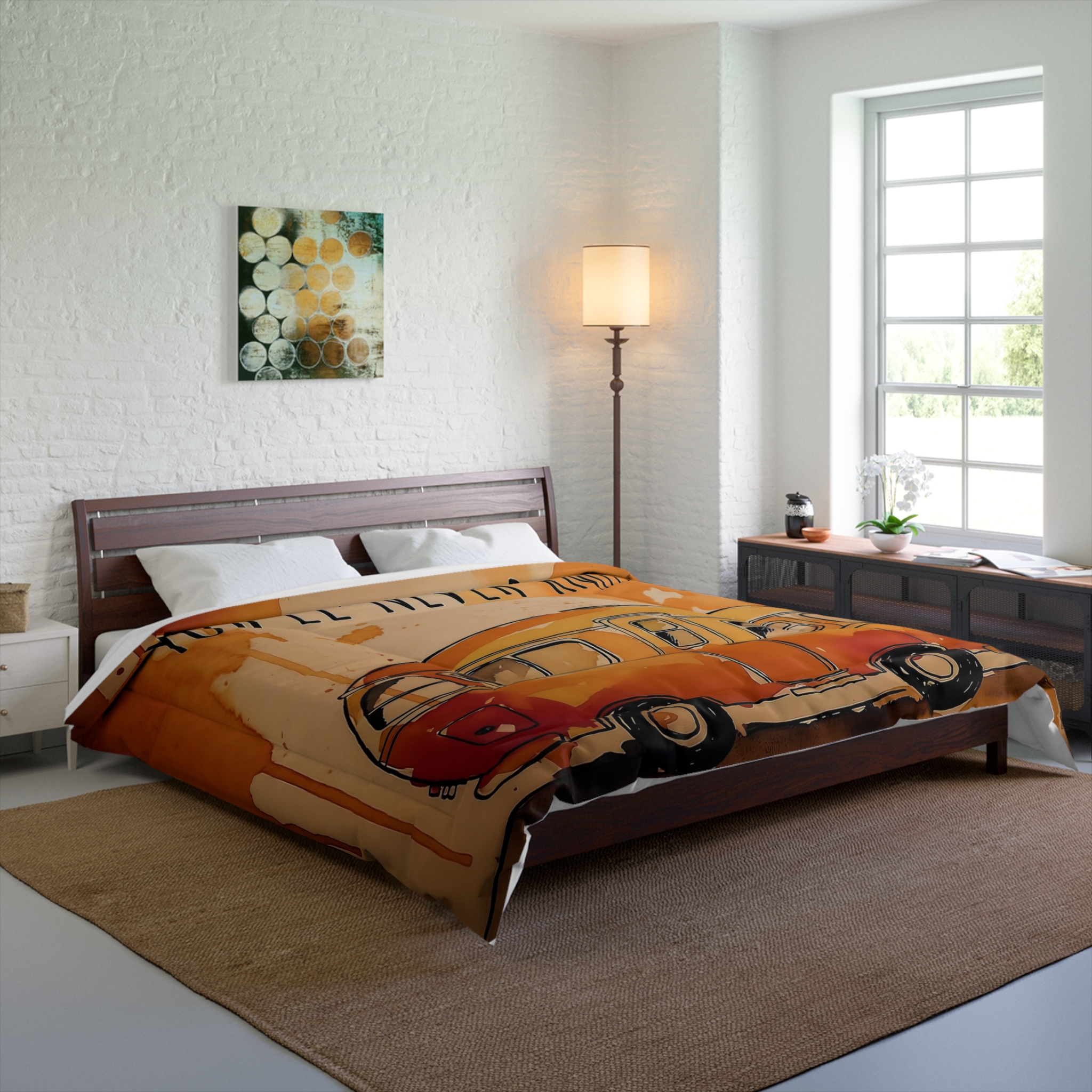 Comforter – "If You Never Go, You'll Never Know" Boho Travel Bedding