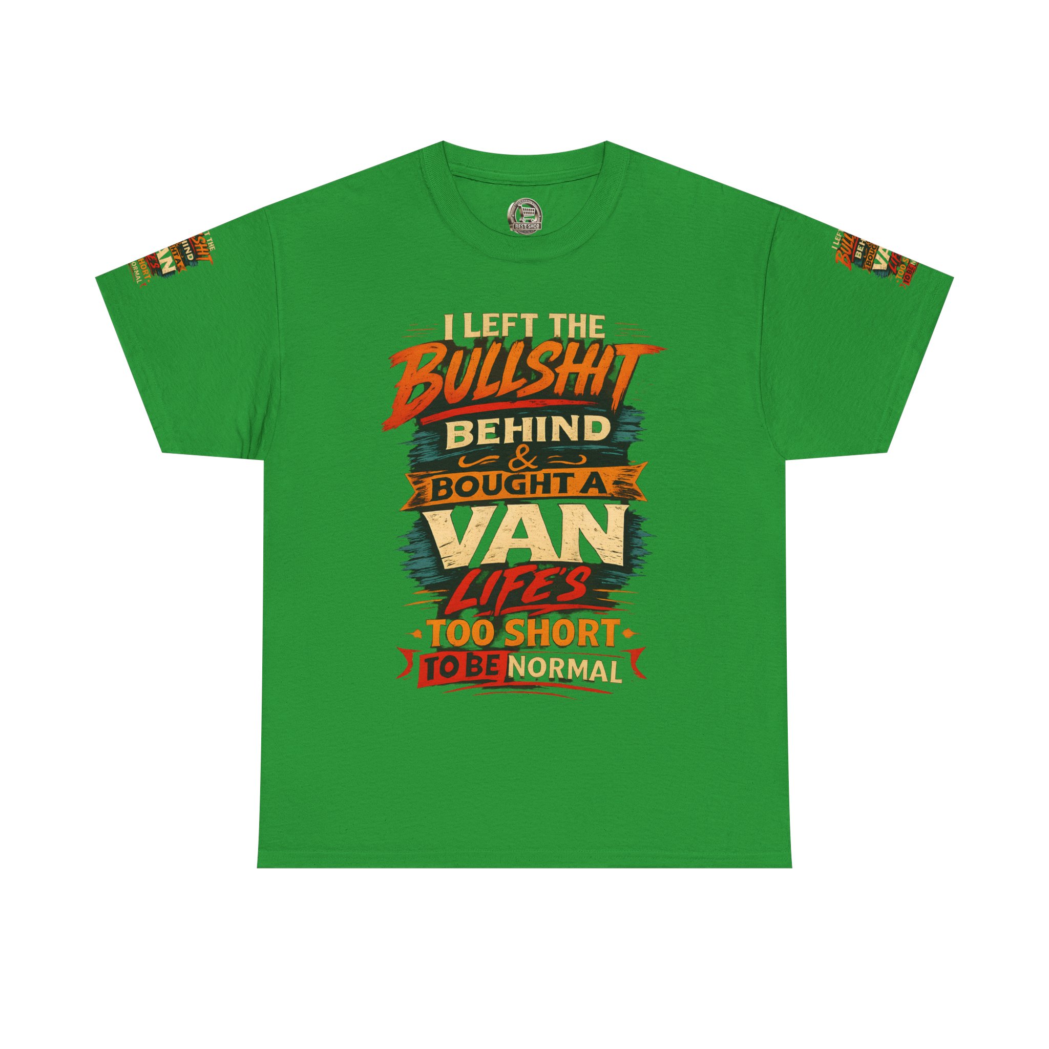 215267185342016131_2048.jpeg Unisex Heavy Cotton Tee — "I Left The Bullshit" Design F**K-Line