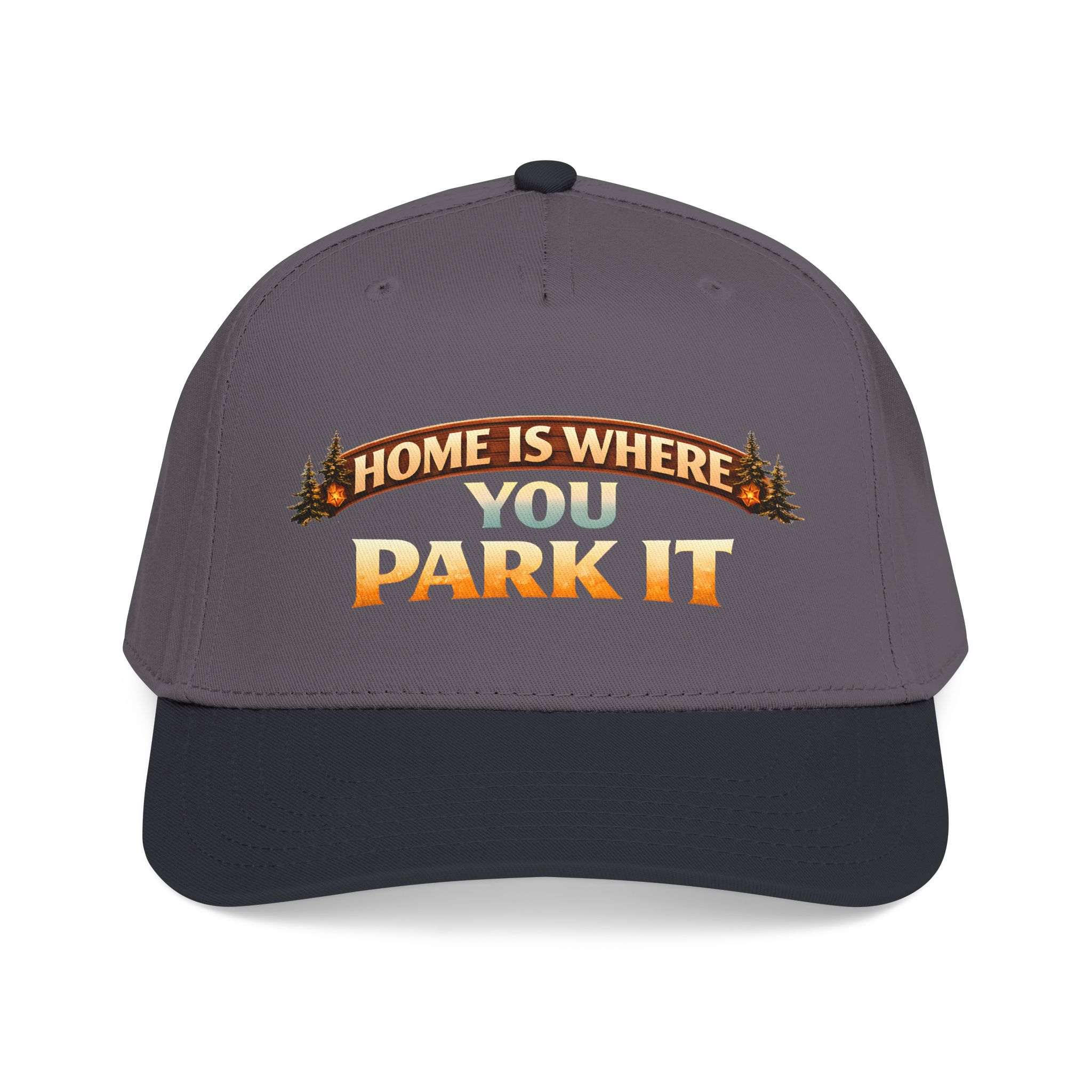 Baseball Cap - "Home Is Where You Park It" Design Scenic-Line