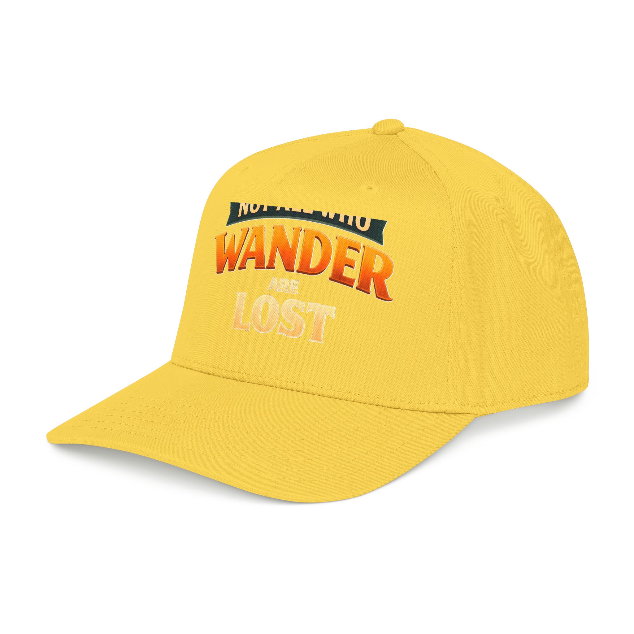 Baseball Cap - "Not All Who Wander Are Lost" Design Scenic-Line