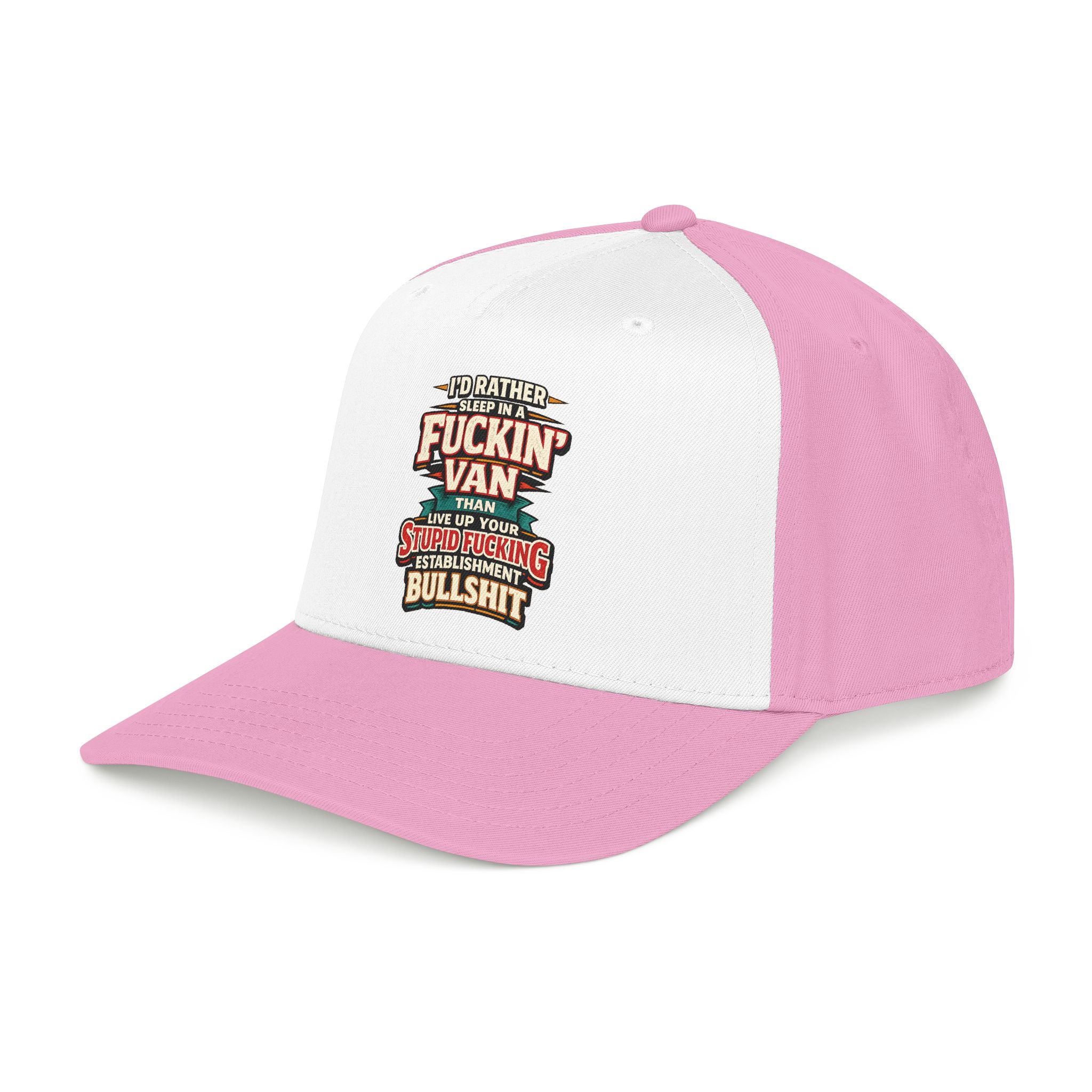 Baseball Cap - "I´d Rather Sleep in A Fucking Van" Design F**K-Line