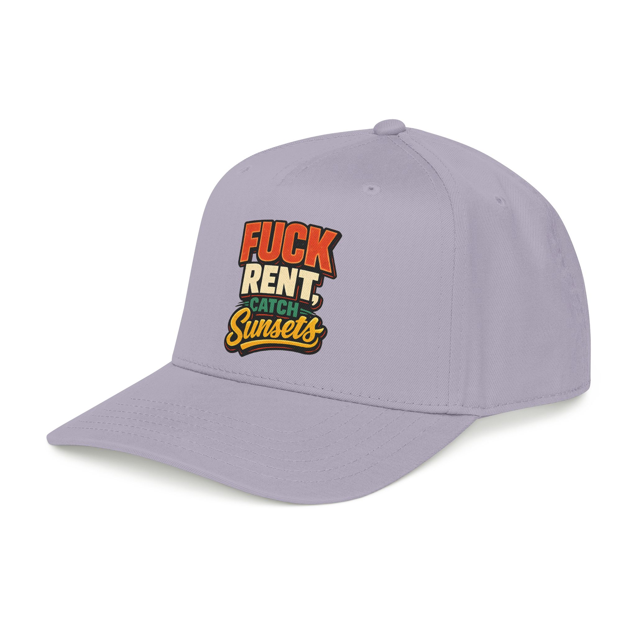 Baseball Cap - "Fuck Rent Catch Sunsets" Design F**K-Line