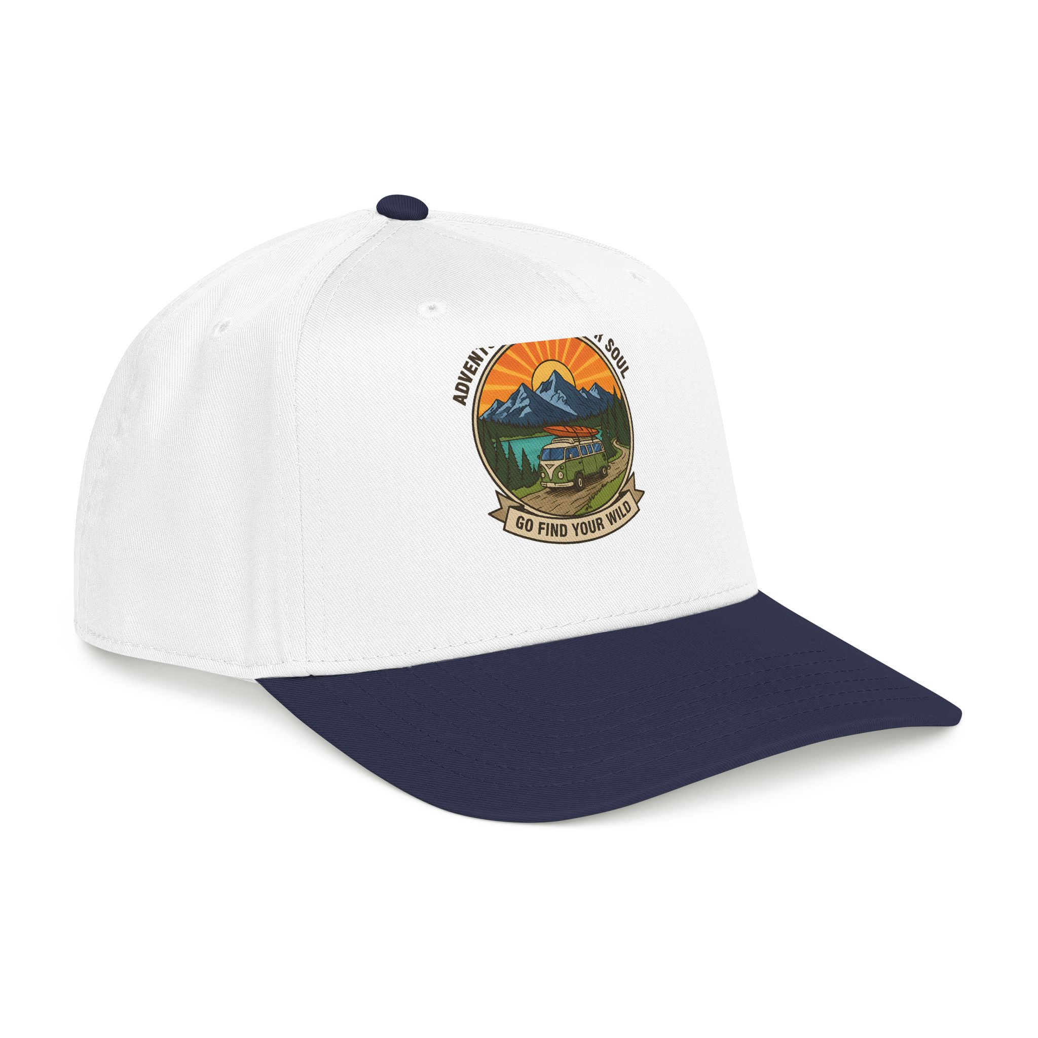 Baseball Cap — "Go Find Your Wild" Outdoor Patch