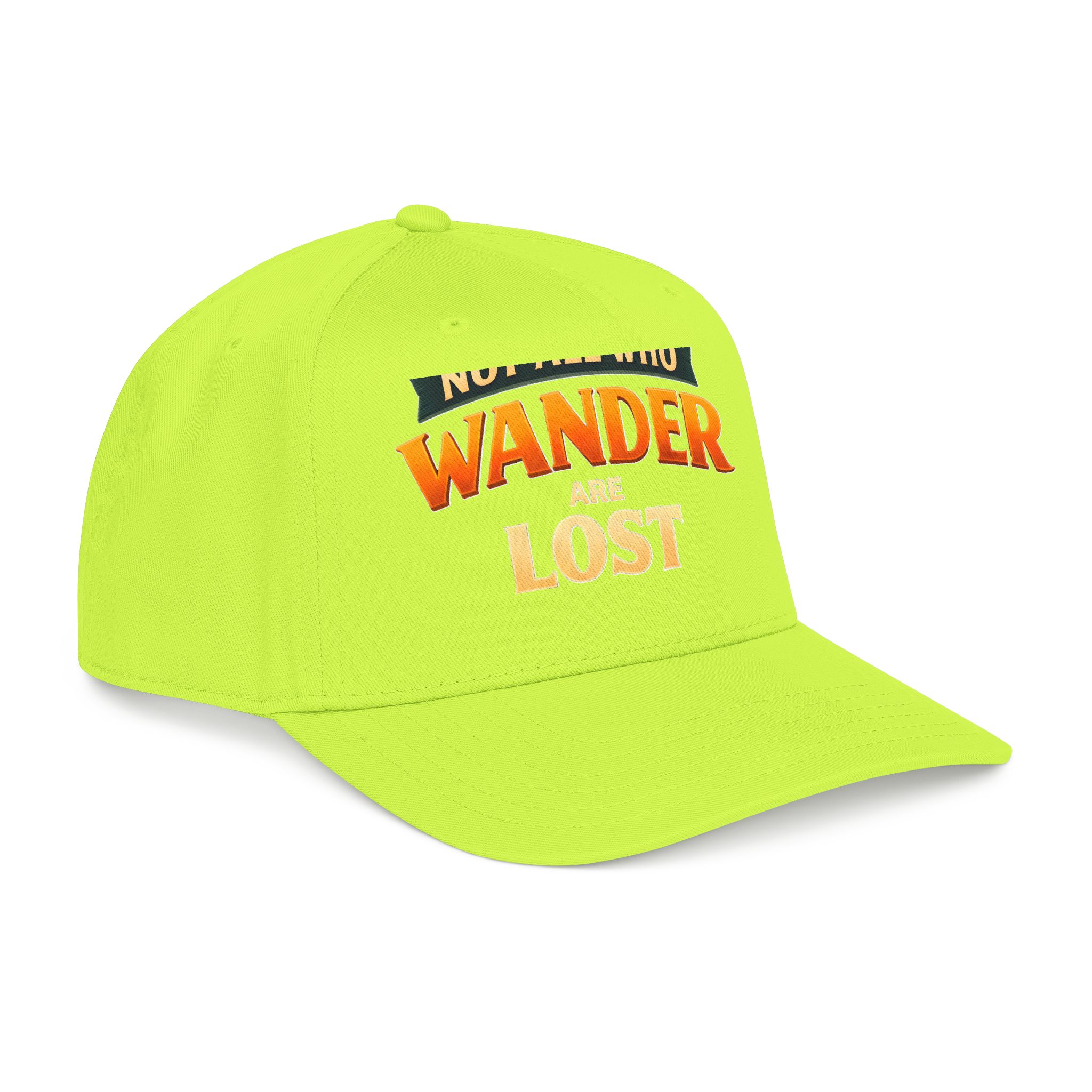 Baseball Cap - "Not All Who Wander Are Lost" Design Scenic-Line