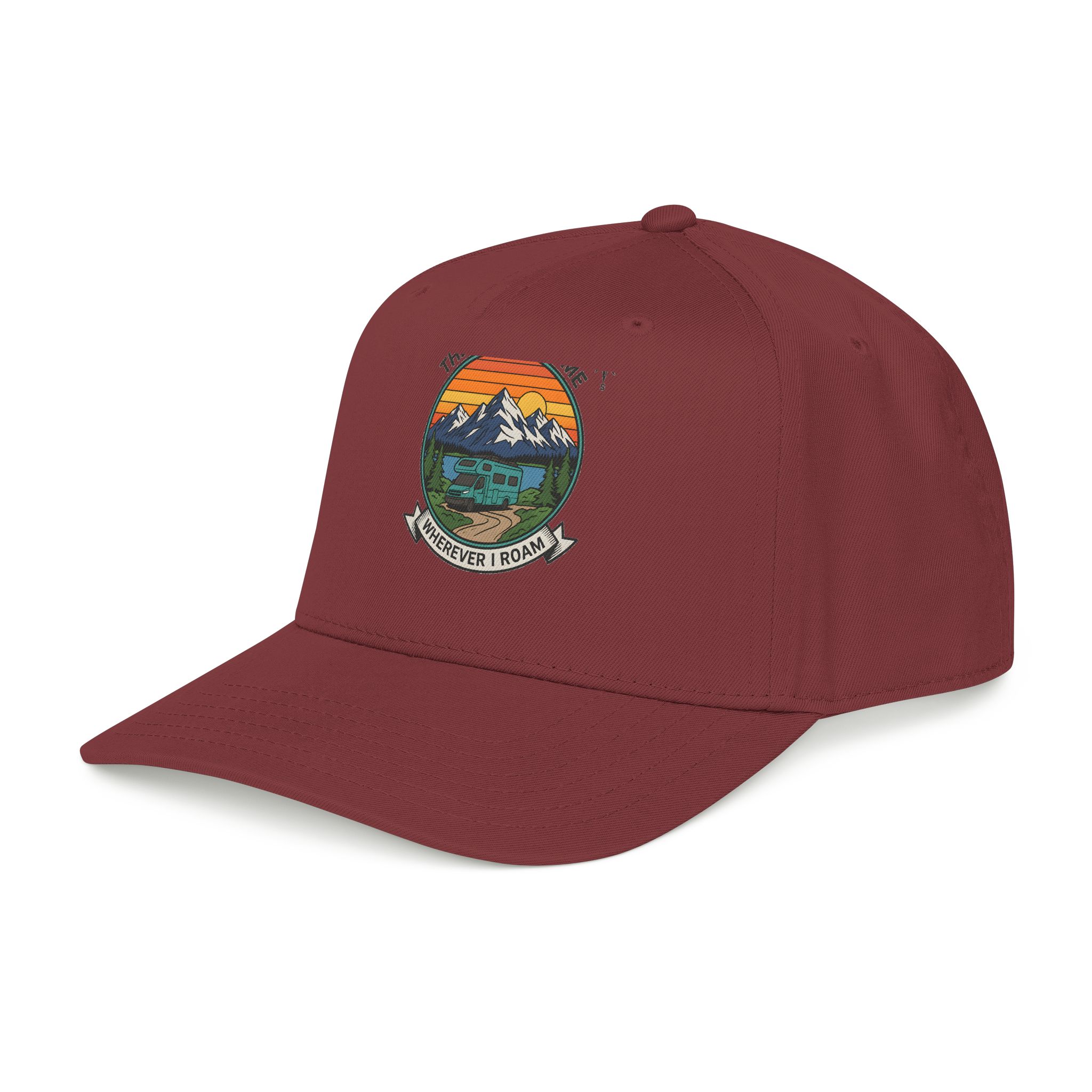 Baseball Cap — "The Road Is Home, Wherever I Roam"