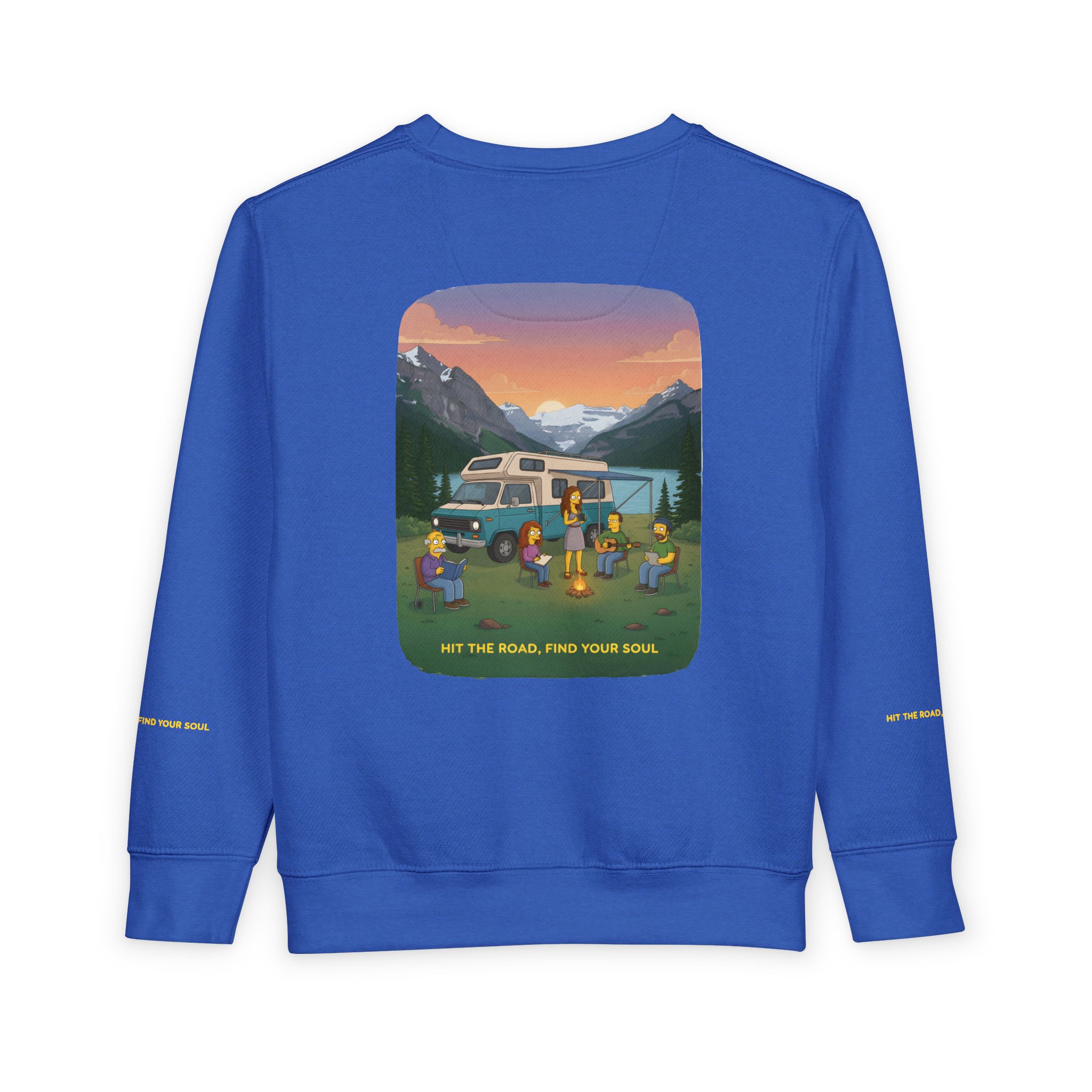 Toddler Sweatshirt - "Hit The Road-Find Your Soul" (Design Sitcom-Line)
