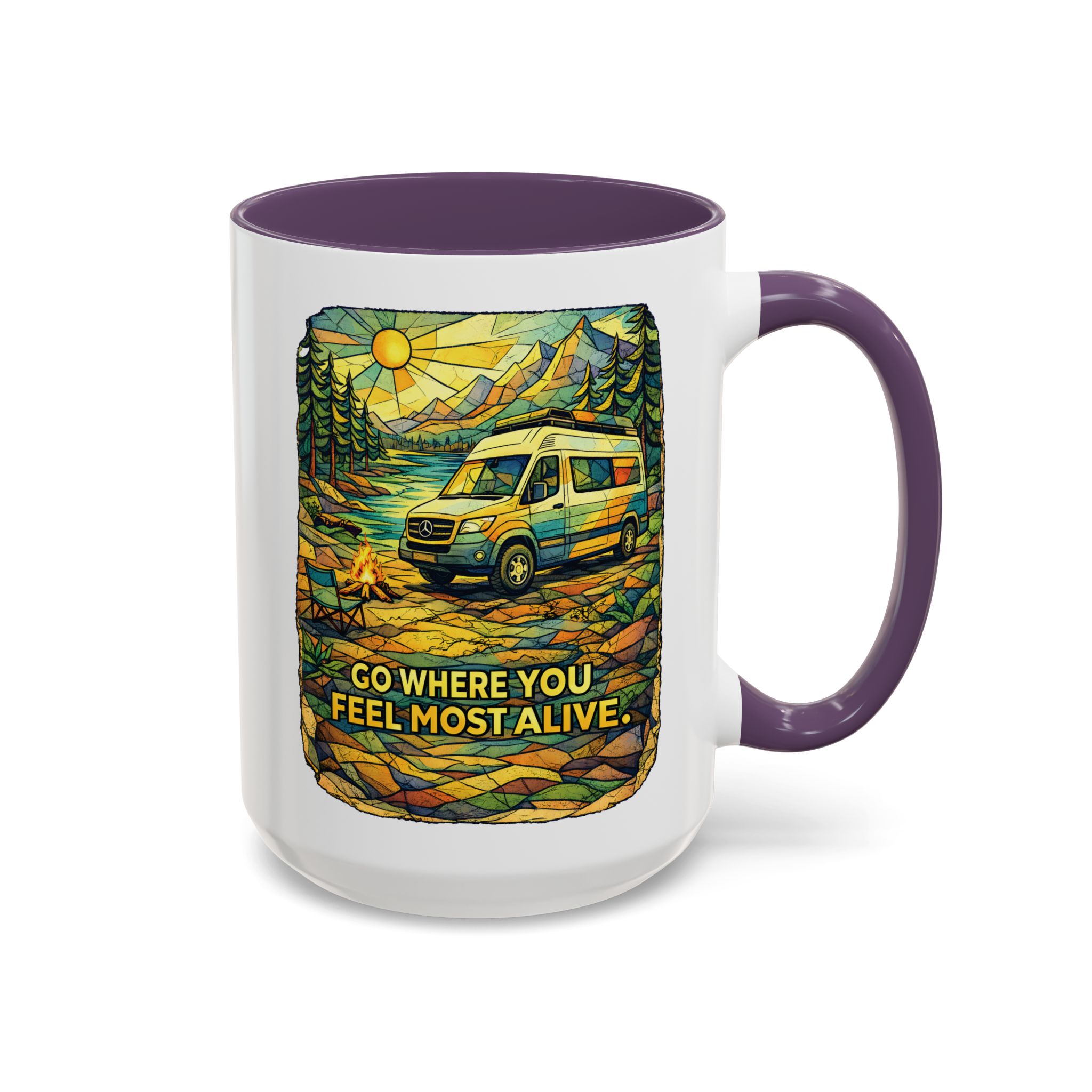 2237822075169567790_2048.jpeg Accent Coffee Mug (11, 15oz) — "Go Where You Feel Most Alive" Design Cubic-Line