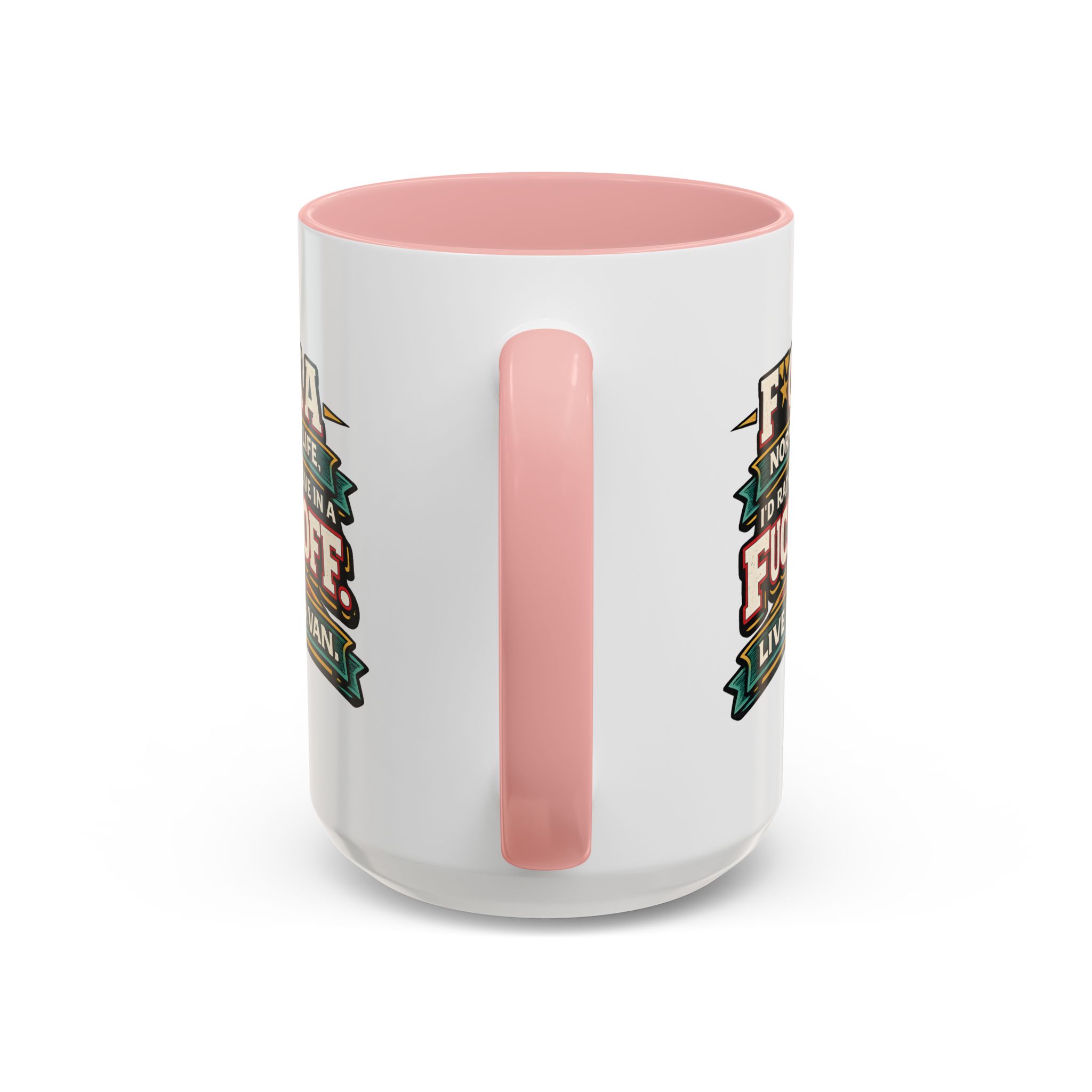 2248039436732437573_2048.jpeg Accent Coffee Mug (11, 15oz) — "Fuck A Normal Life" Design F**K-Line