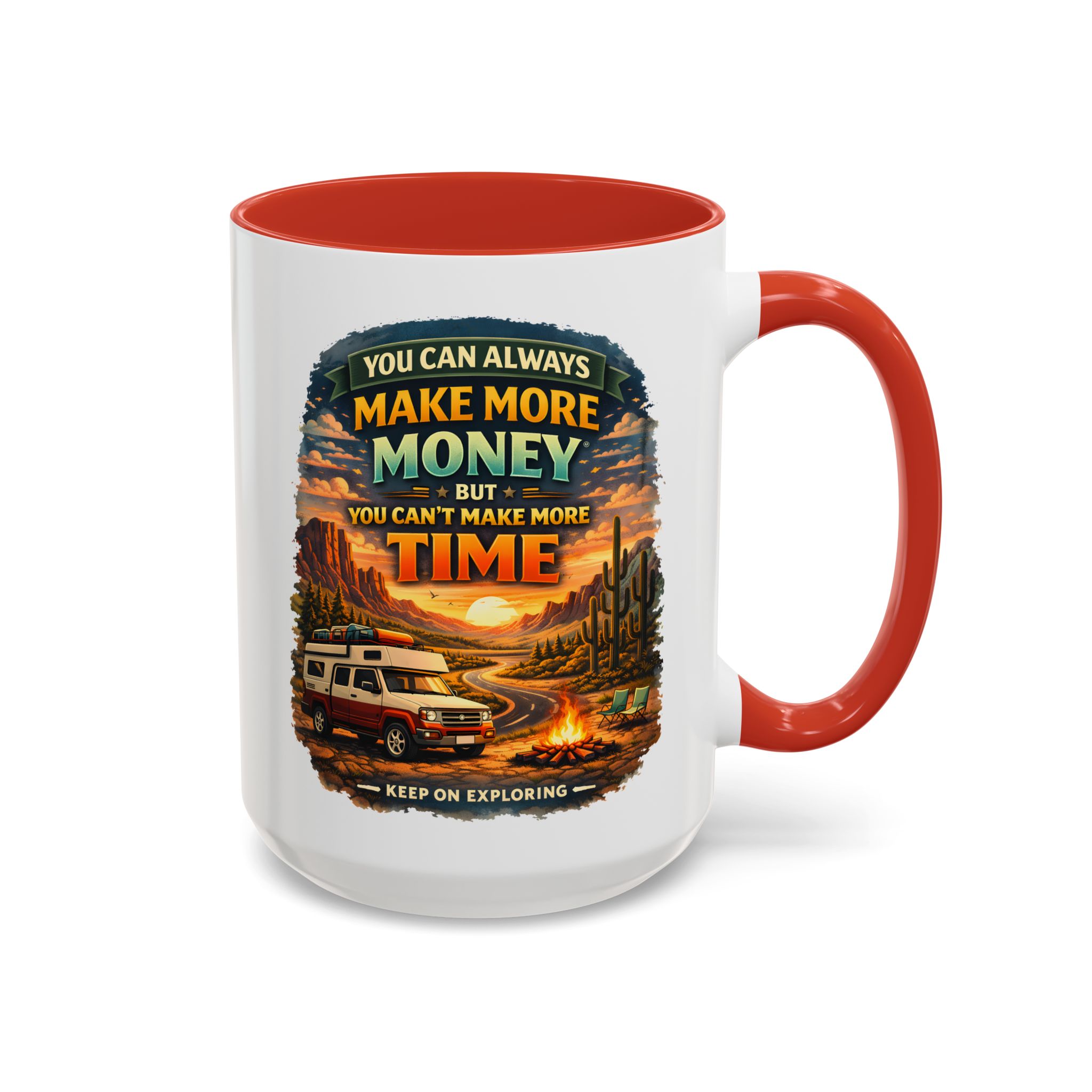 2254657472574310263_2048.jpeg Accent Coffee Mug (11, 15oz) — "You Can Always Make More Money" Design Scenic-Line