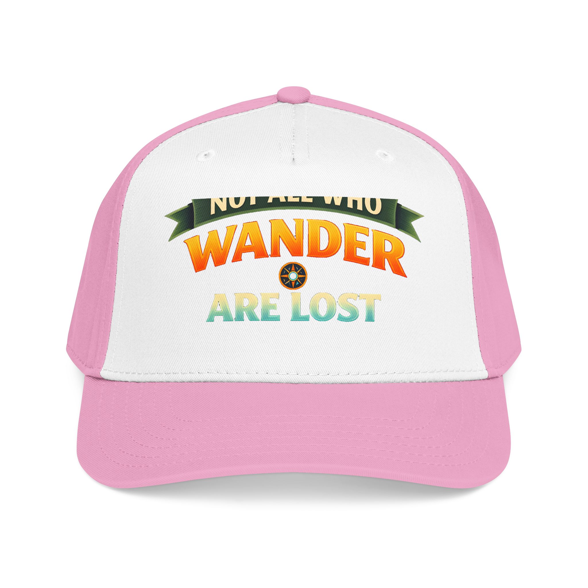 Baseball Cap - "Not All Who Wander Are Lost" Design Scenic-Line