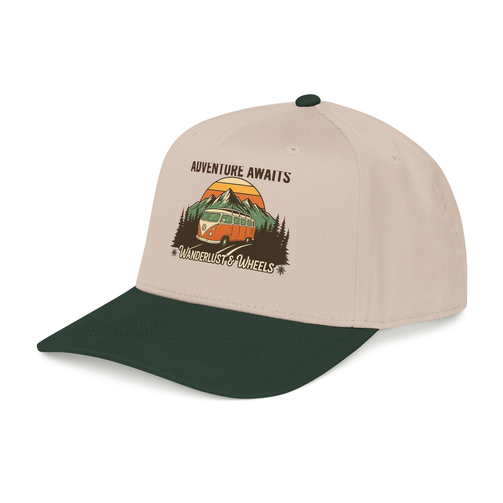Baseball Cap - "Home Is Where You Adventure Awaits" Mid Profile Baseball Cap