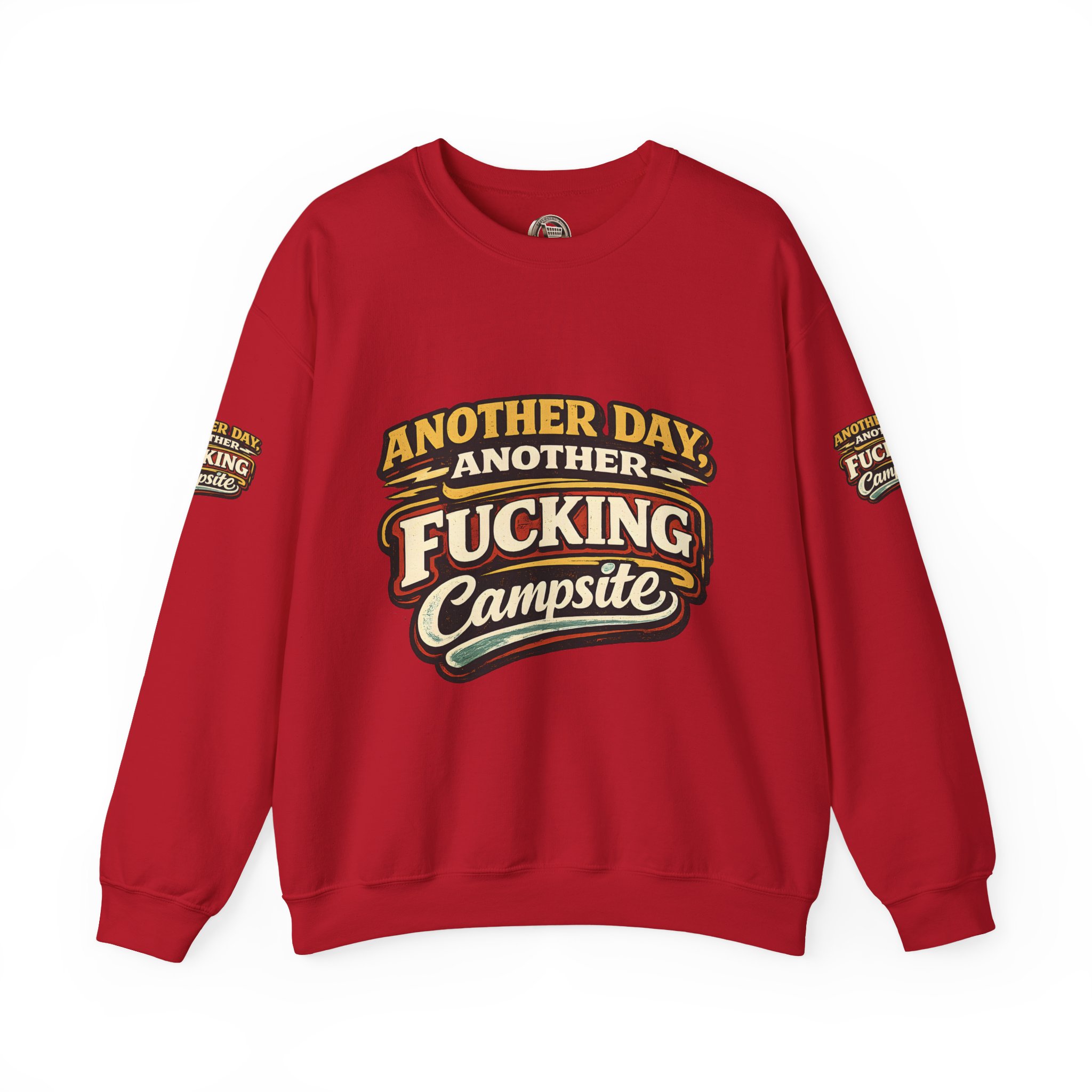 Unisex Heavy Blend™ Crewneck Sweatshirt — "Another Day" Design F**K-Line