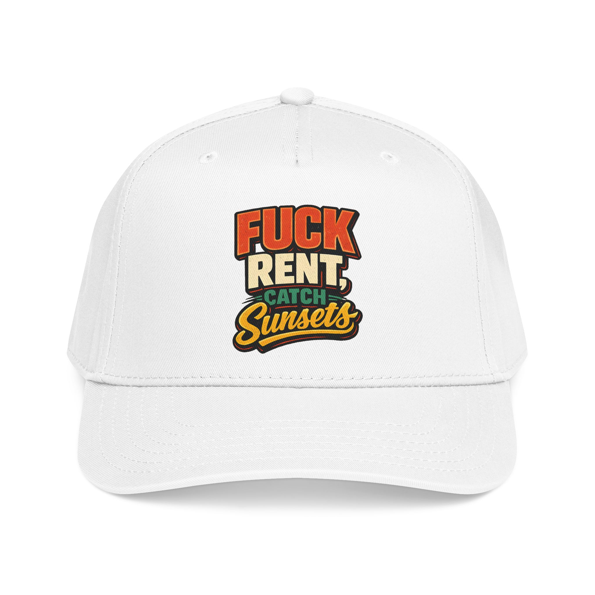 Baseball Cap - "Fuck Rent Catch Sunsets" Design F**K-Line