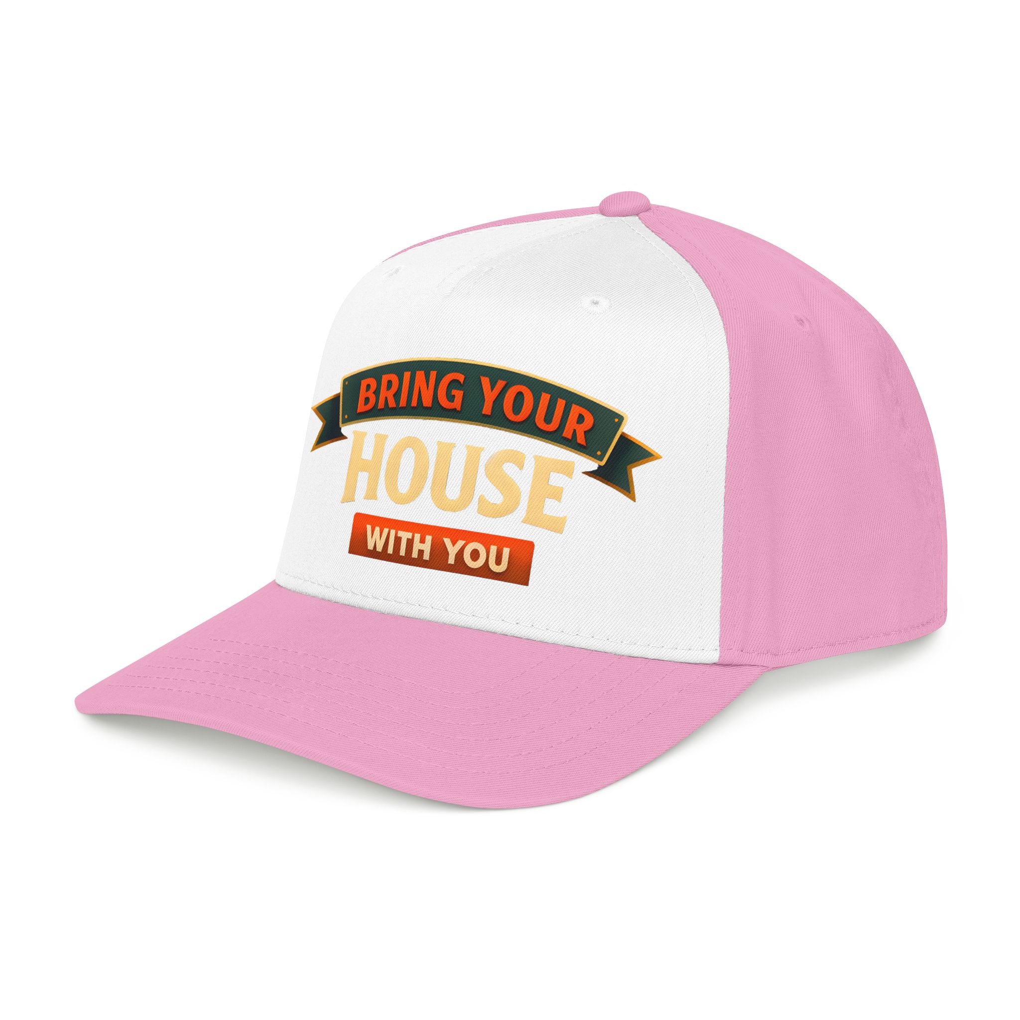 Baseball Cap - "Bring Your House With You" Design Scenic-Line