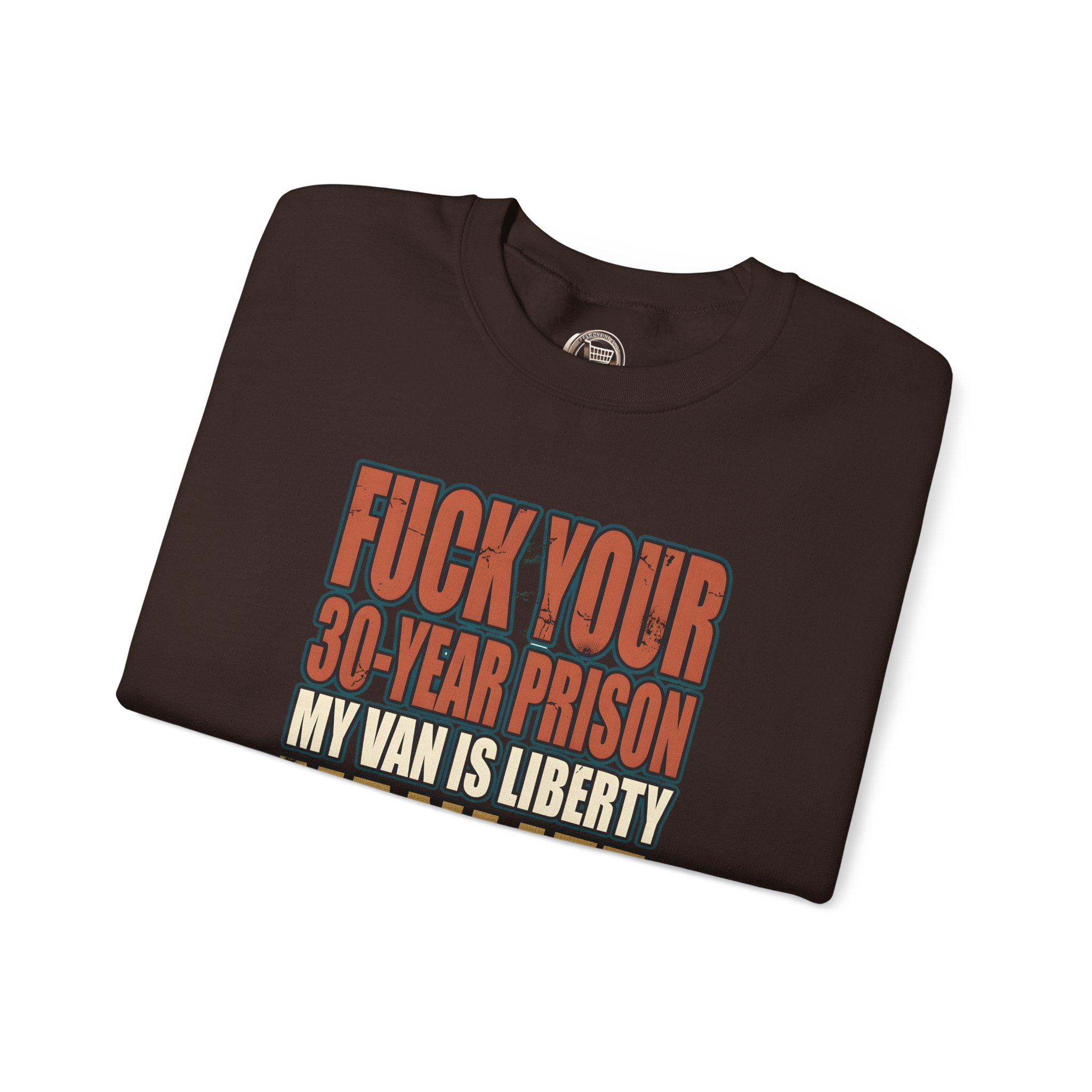Unisex Heavy Blend™ Crewneck Sweatshirt — "Fuck Your 30 Year" Design F**K-Line