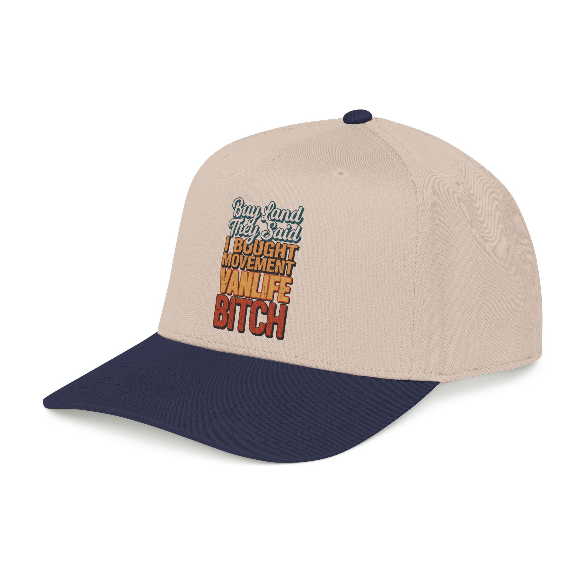 Baseball Cap - "Buy Land They Said" Design F**K-Line