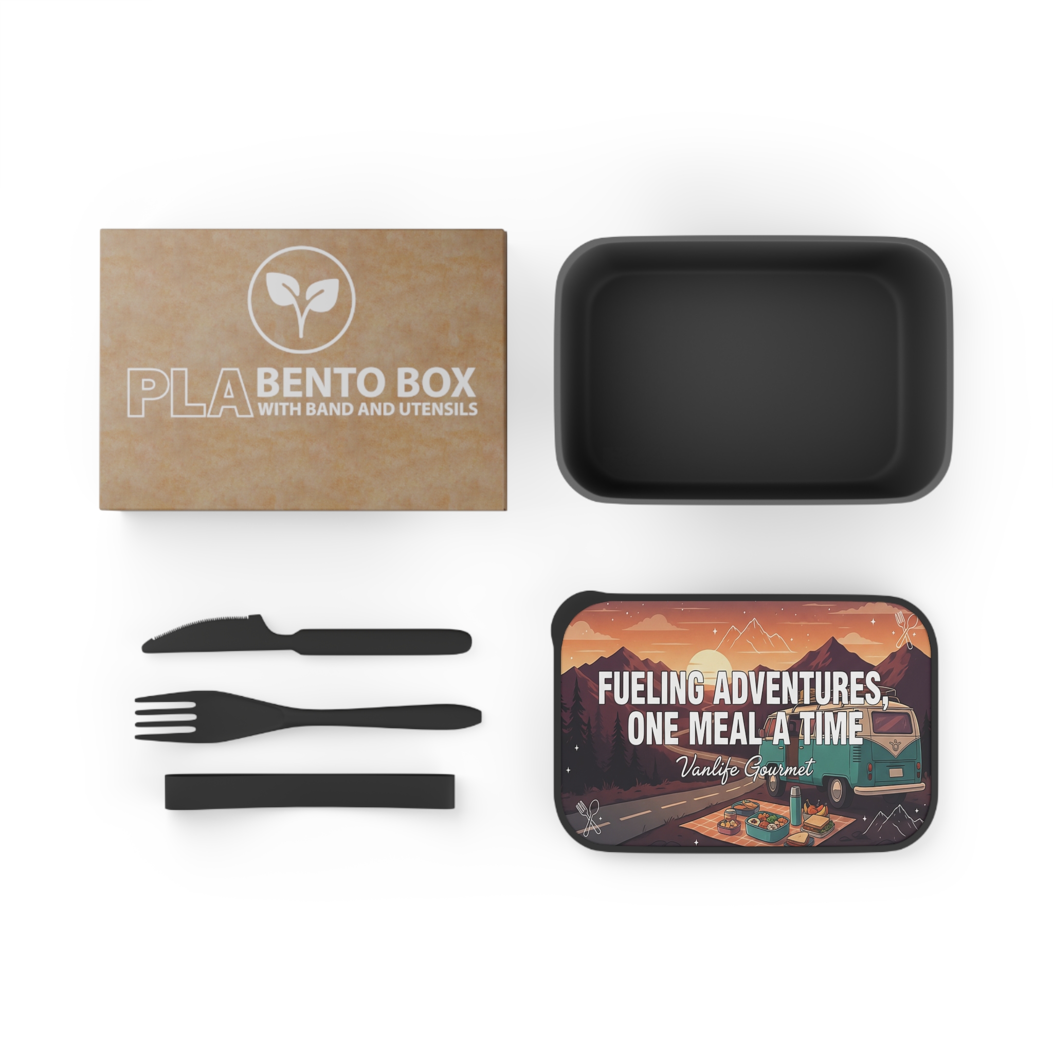 2327035736528847018_2048.jpeg Bento Box - "Fueling Adventures, One Meal at a Time" Vanlife Lunch Container (Ecofriendly)