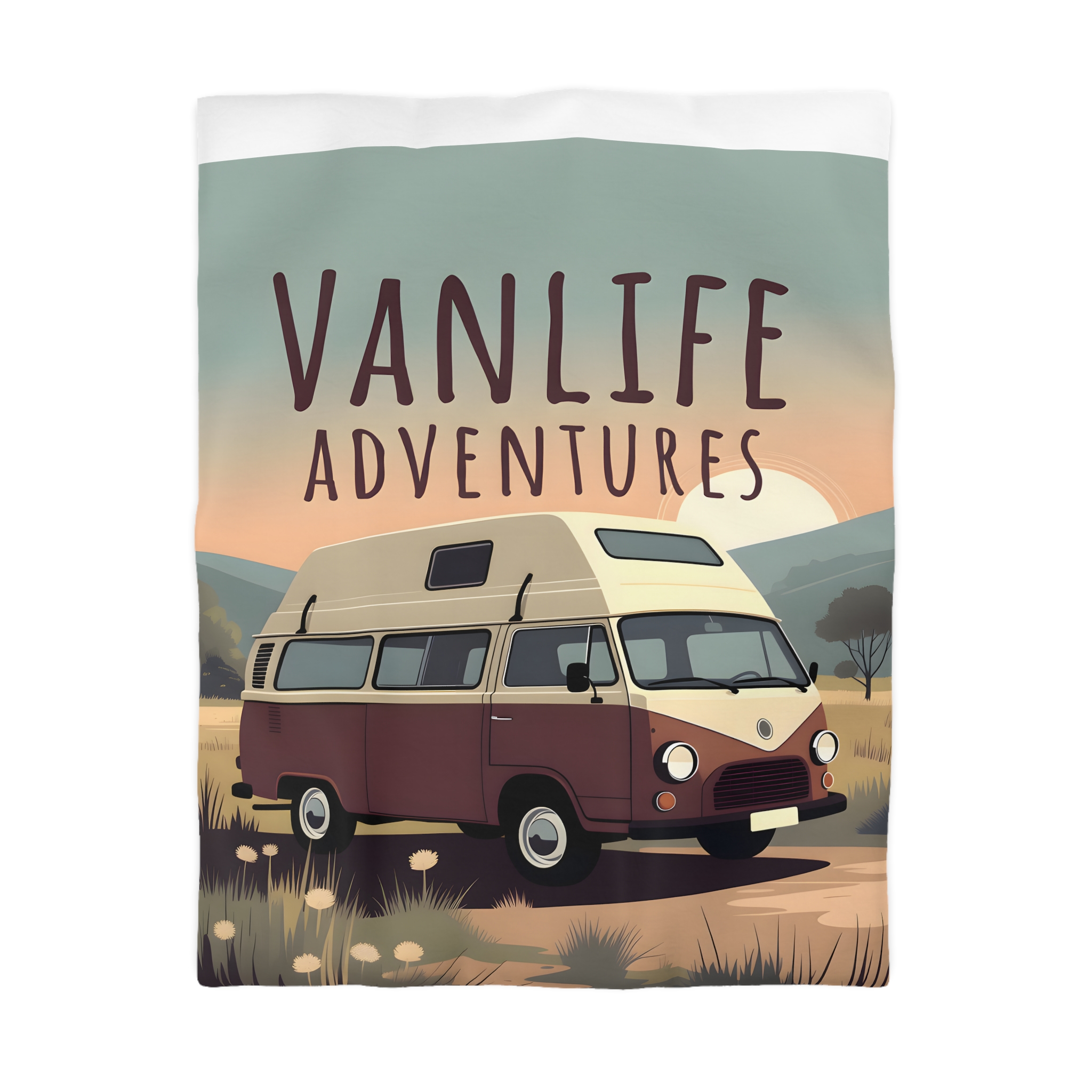 2327847771376558991_2048.jpeg Duvet Cover - 'Vanlife Adventures' Retro Camper Bedding
