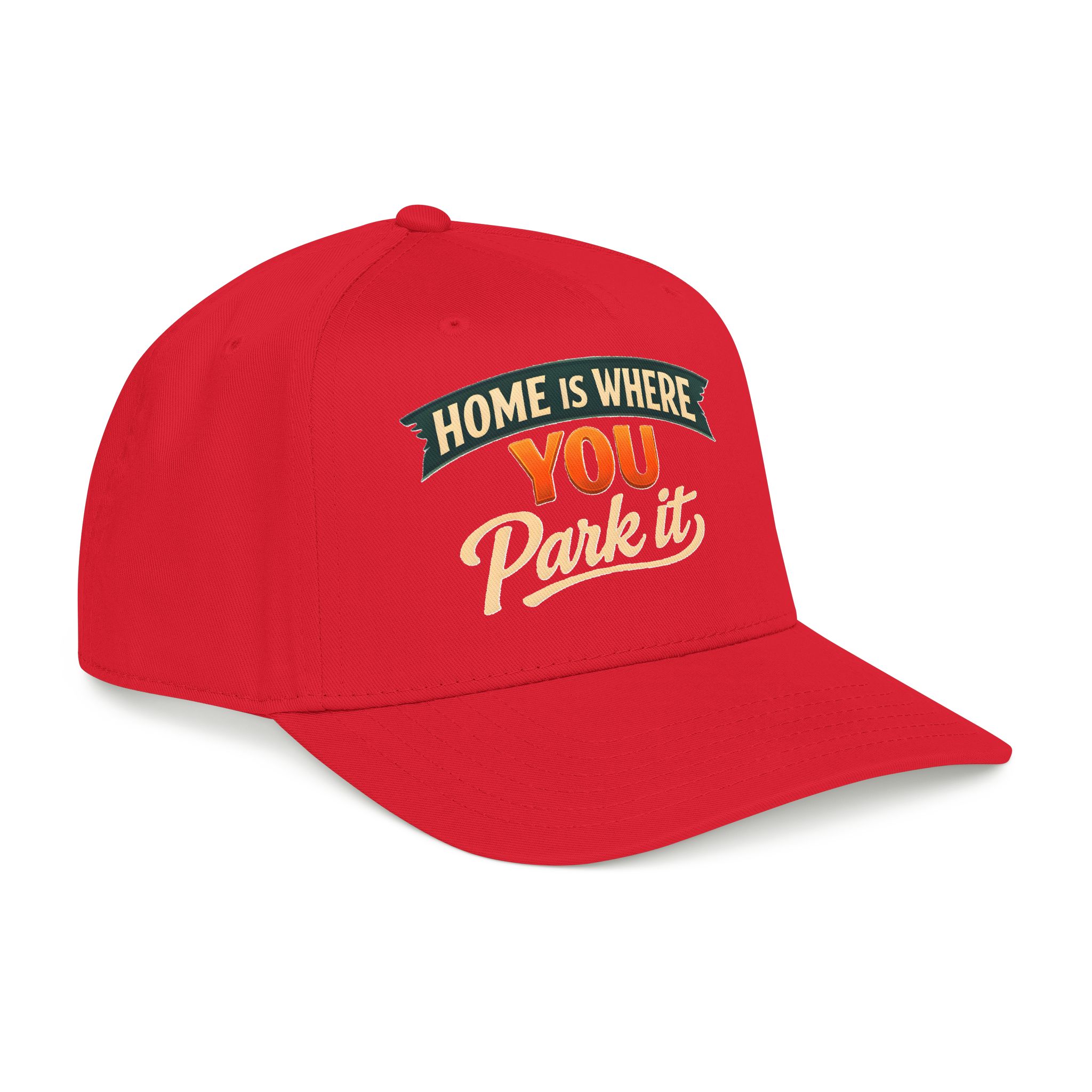 Baseball Cap - "Home Is where You Park It" Design Scenic-Line