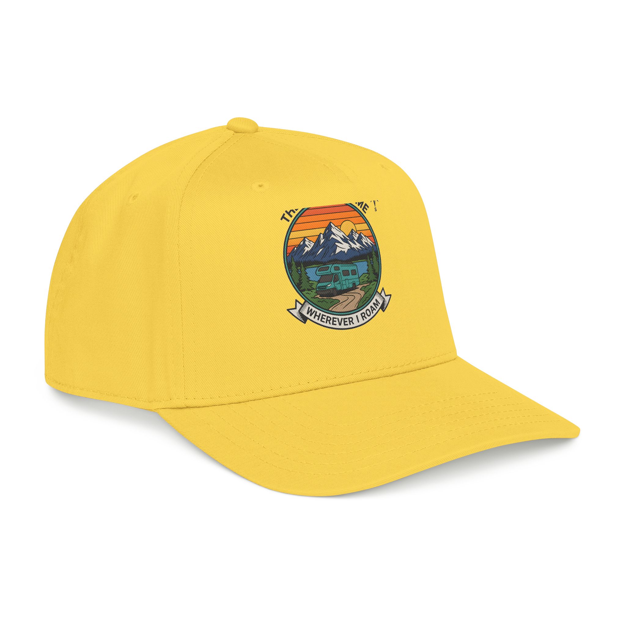 Baseball Cap — "The Road Is Home, Wherever I Roam"