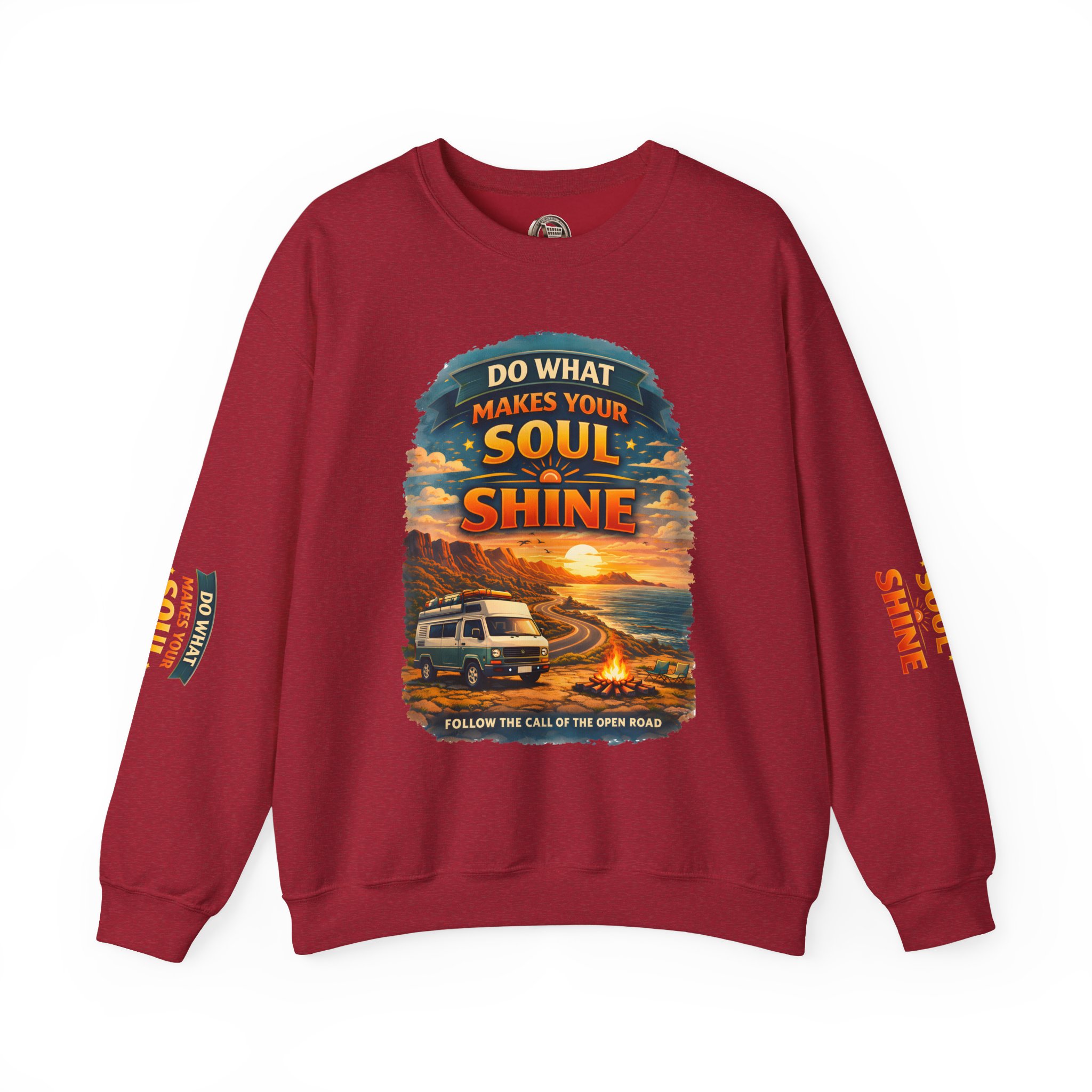 Unisex Heavy Blend™ Crewneck Sweatshirt — "Do What Makes Your Soul Shine" Design Scenic-Line
