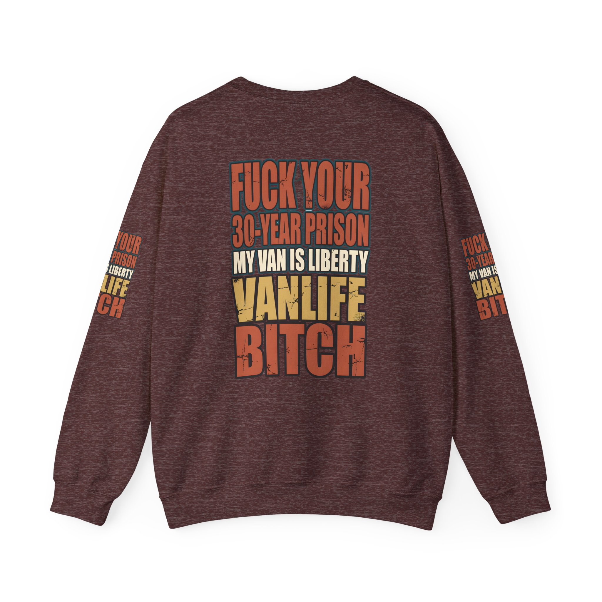 Unisex Heavy Blend™ Crewneck Sweatshirt — "Fuck Your 30 Year" Design F**K-Line