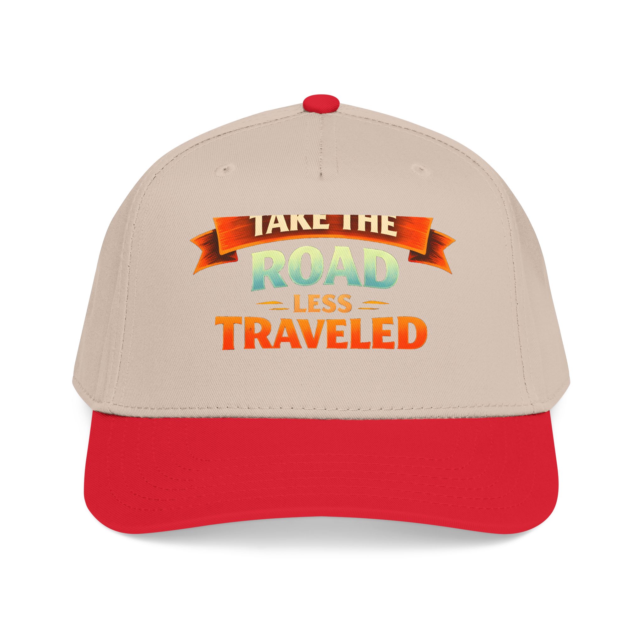 Baseball Cap - "Take The Road Less Traveled" Design Scenic-Line