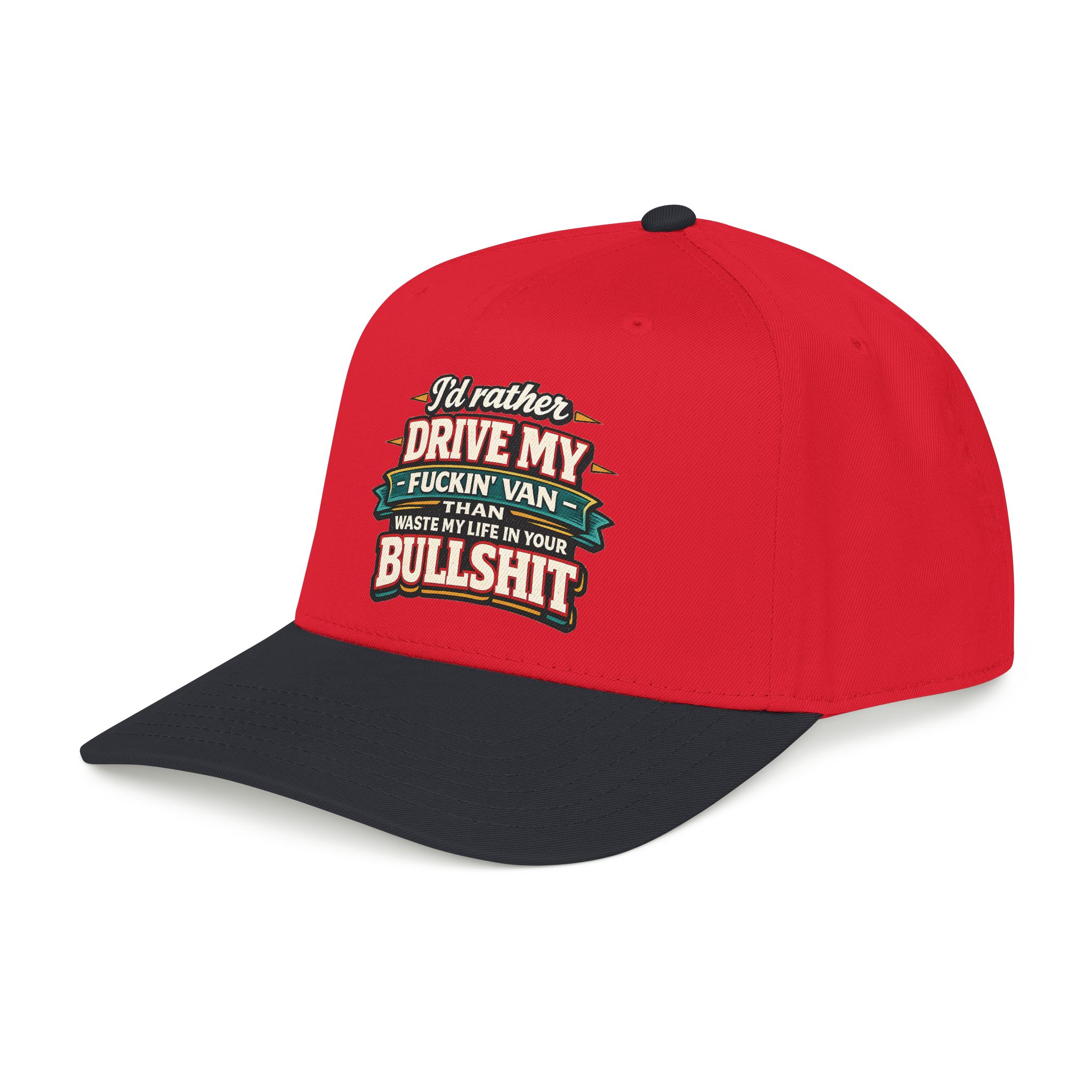 Baseball Cap - "I´d Rather Drive My Fucking Van" Design F**K-Line