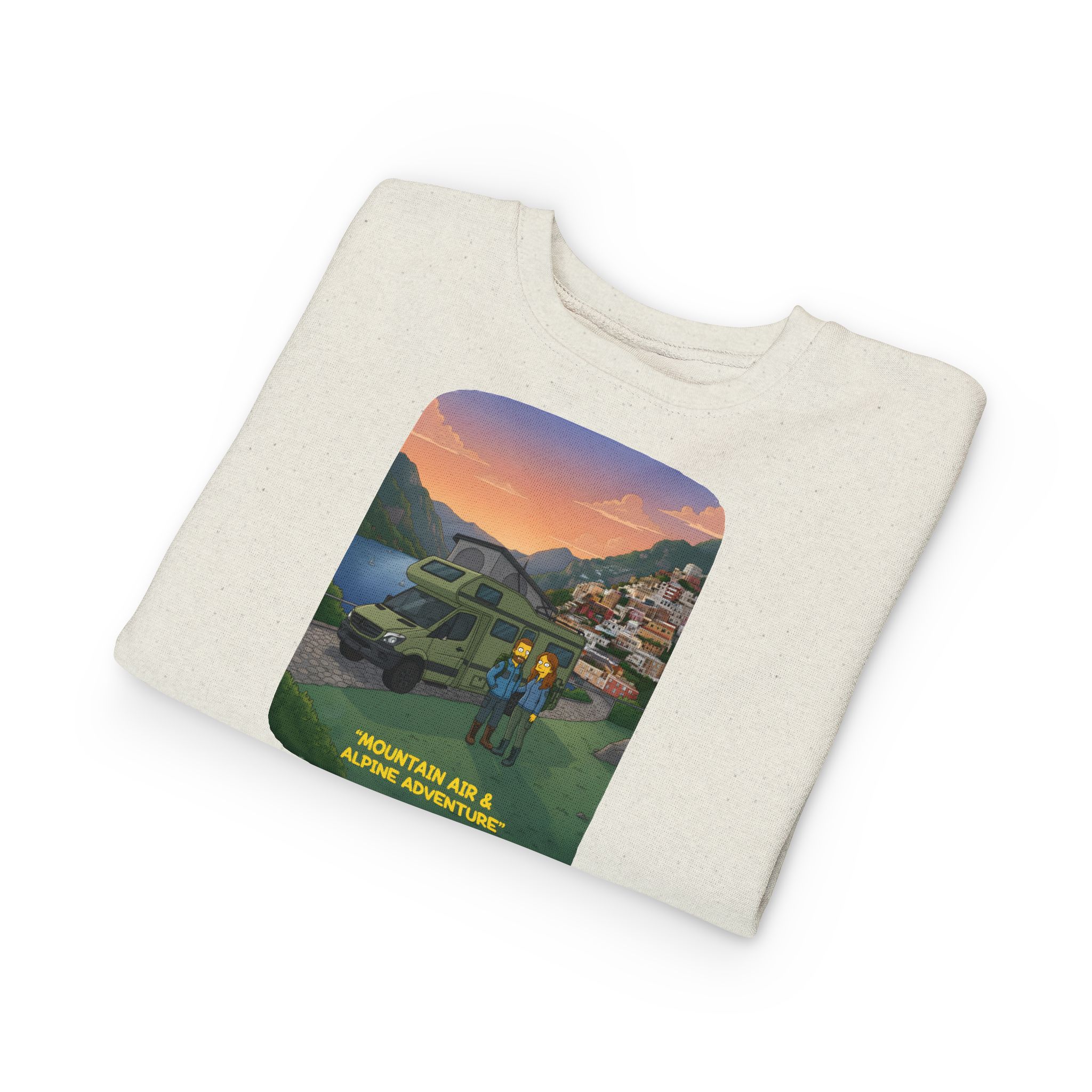 Toddler Sweatshirt - "Mountain Air And Alpine Adventure" (Design Sitcom-Line)