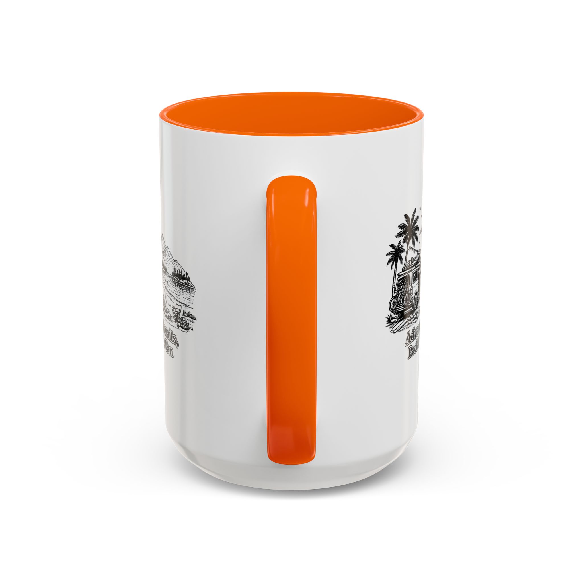 240427967684548952_2048.jpeg Accent Coffee Mug (11, 15oz) — "Adventure Awaits,Pack Up The Van" Design Minimal-Line