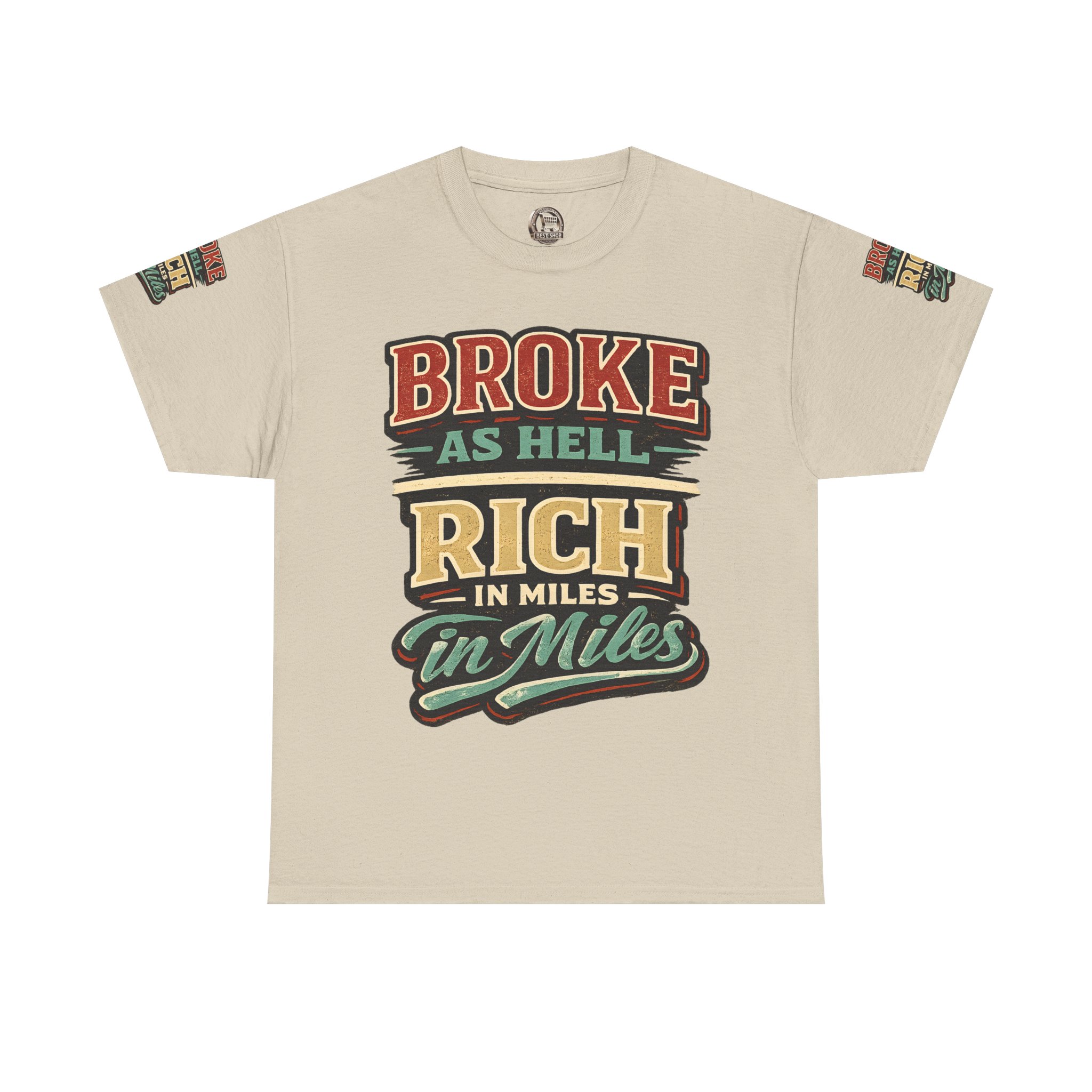 2428997683852817423_2048.jpeg Unisex Heavy Cotton Tee — "Broke As Hell" Design F**K-Line