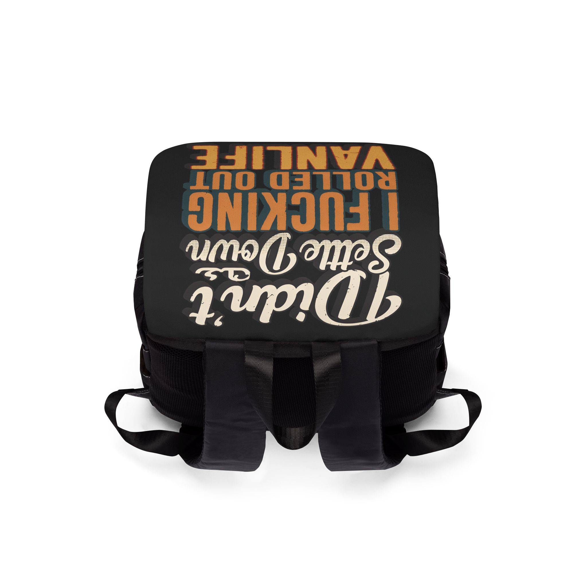 Unisex Casual Shoulder Backpack — "Dind´t Settle Down" Design F**K-Line