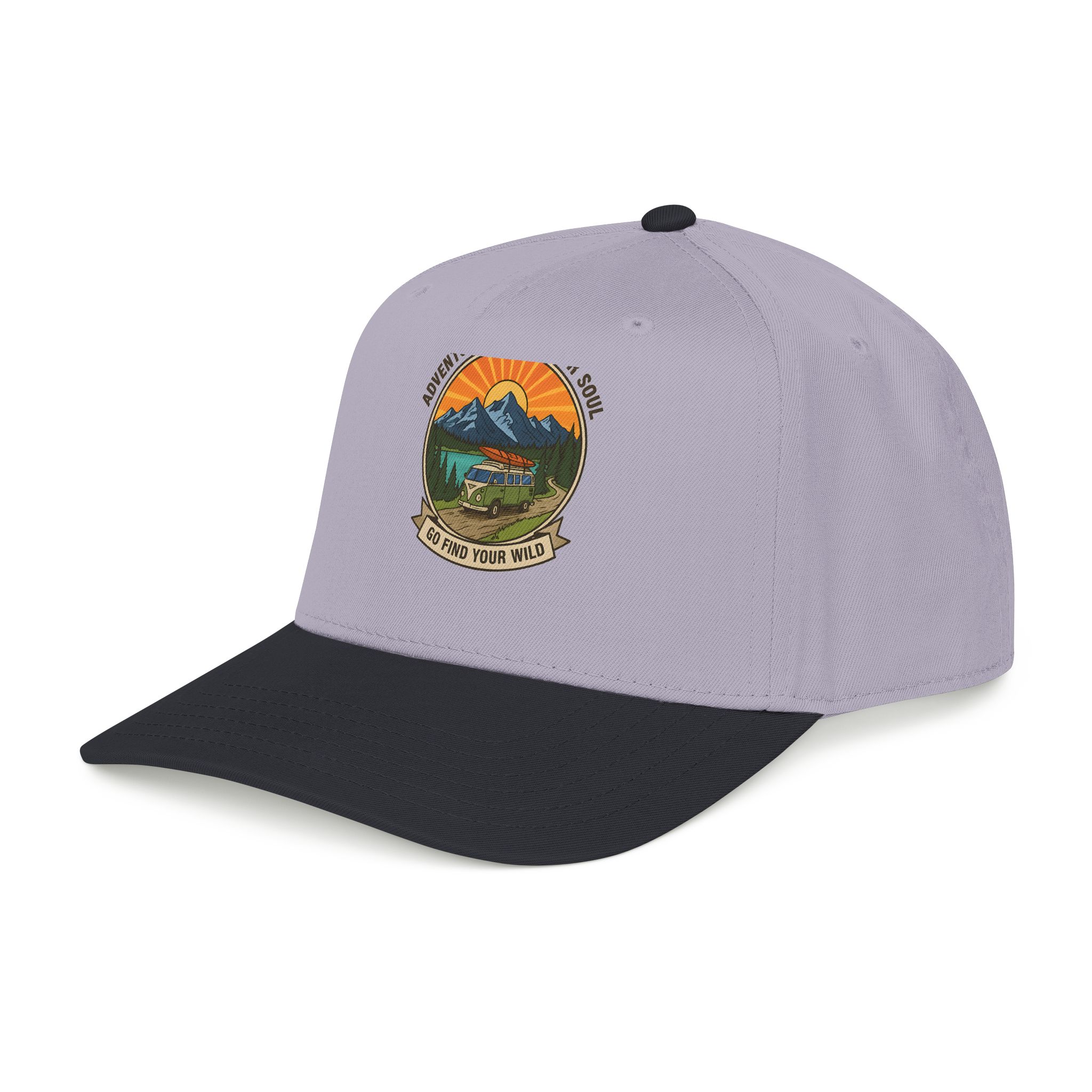 Baseball Cap — "Go Find Your Wild" Outdoor Patch