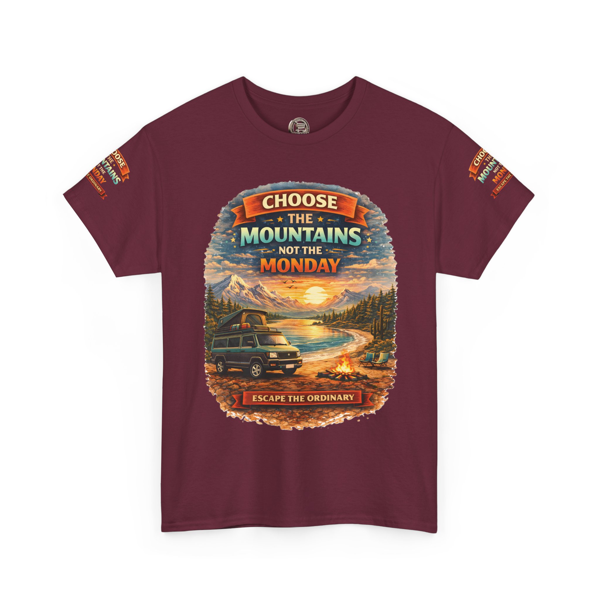 2444936172530664849_2048.jpeg Unisex Heavy Cotton Tee — "Choose The Mountens" Design Scenic-Line