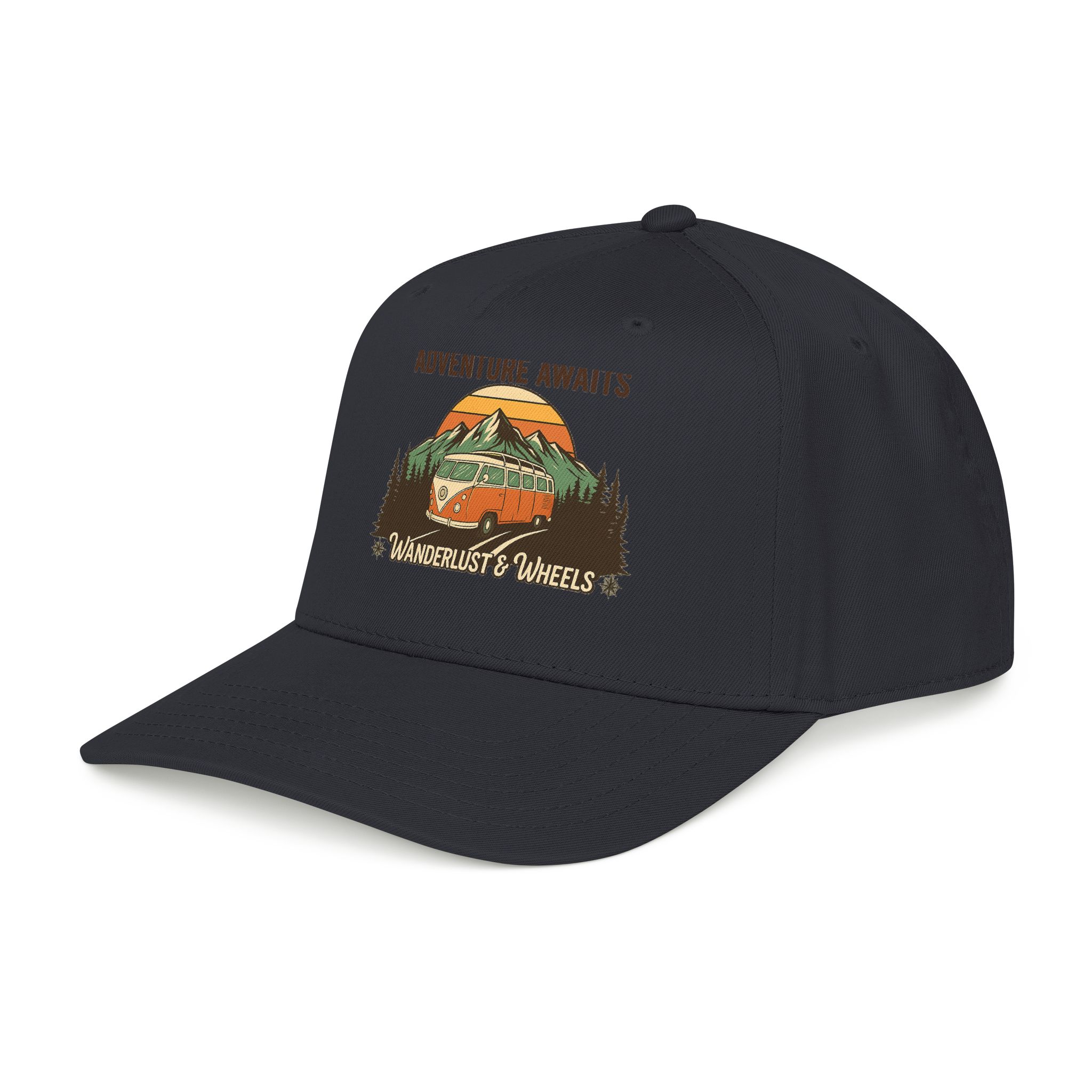 Baseball Cap - "Home Is Where You Adventure Awaits" Mid Profile Baseball Cap