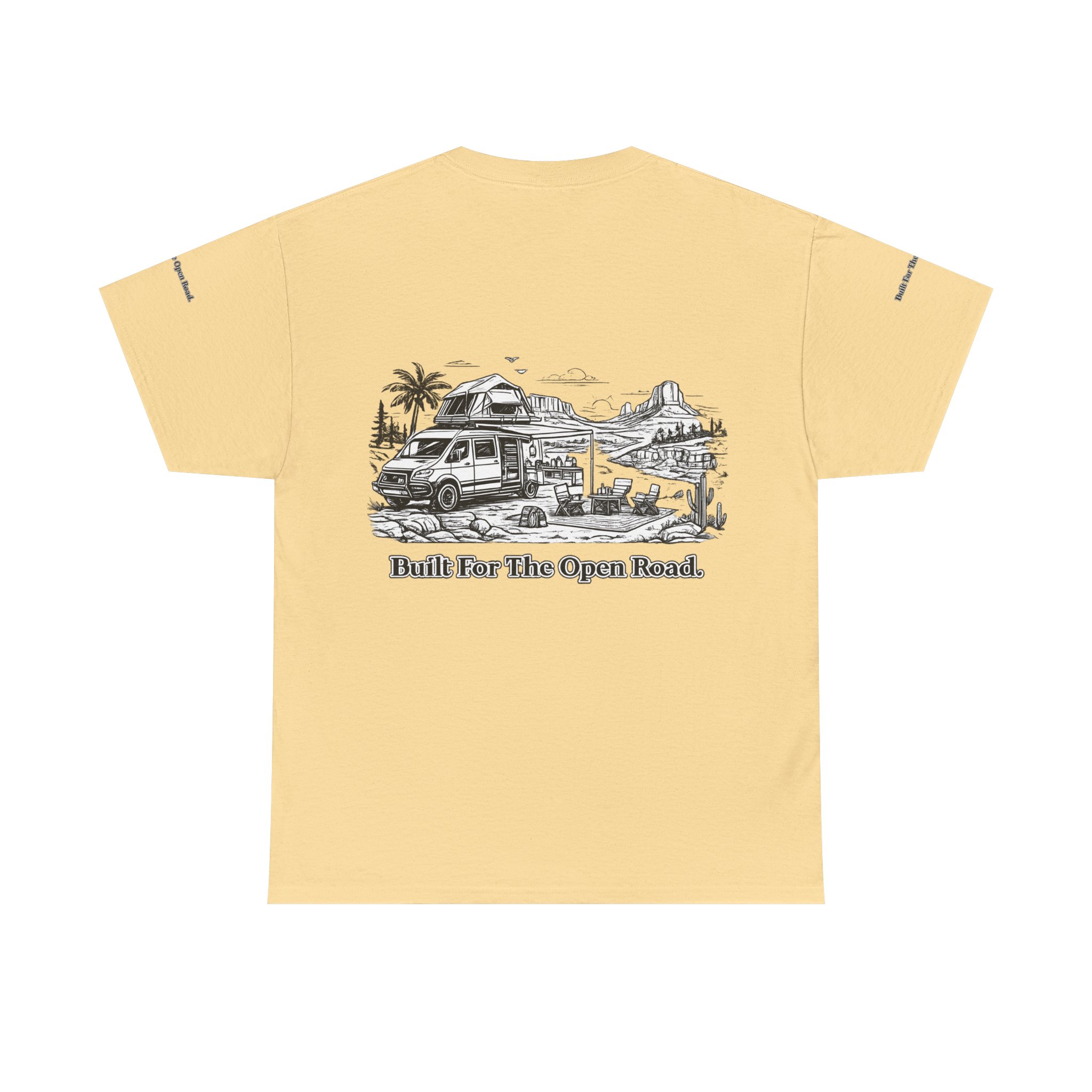 245433744504604619_2048.jpeg Unisex Heavy Cotton Tee — "Built For The Open Road" Design Minimal-Line