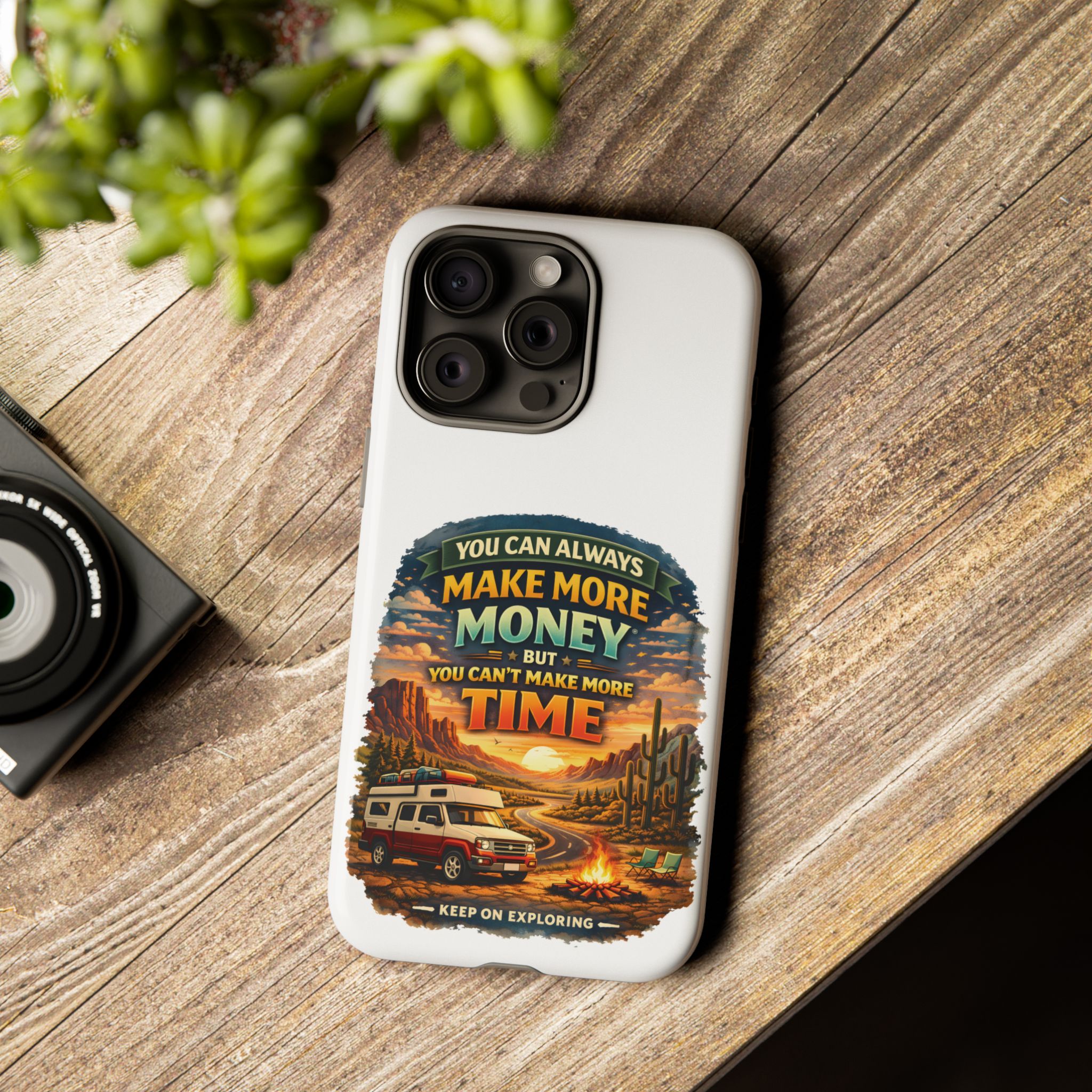 Phone Case — "You Can Always Make Money" (Design Scenic-Line)
